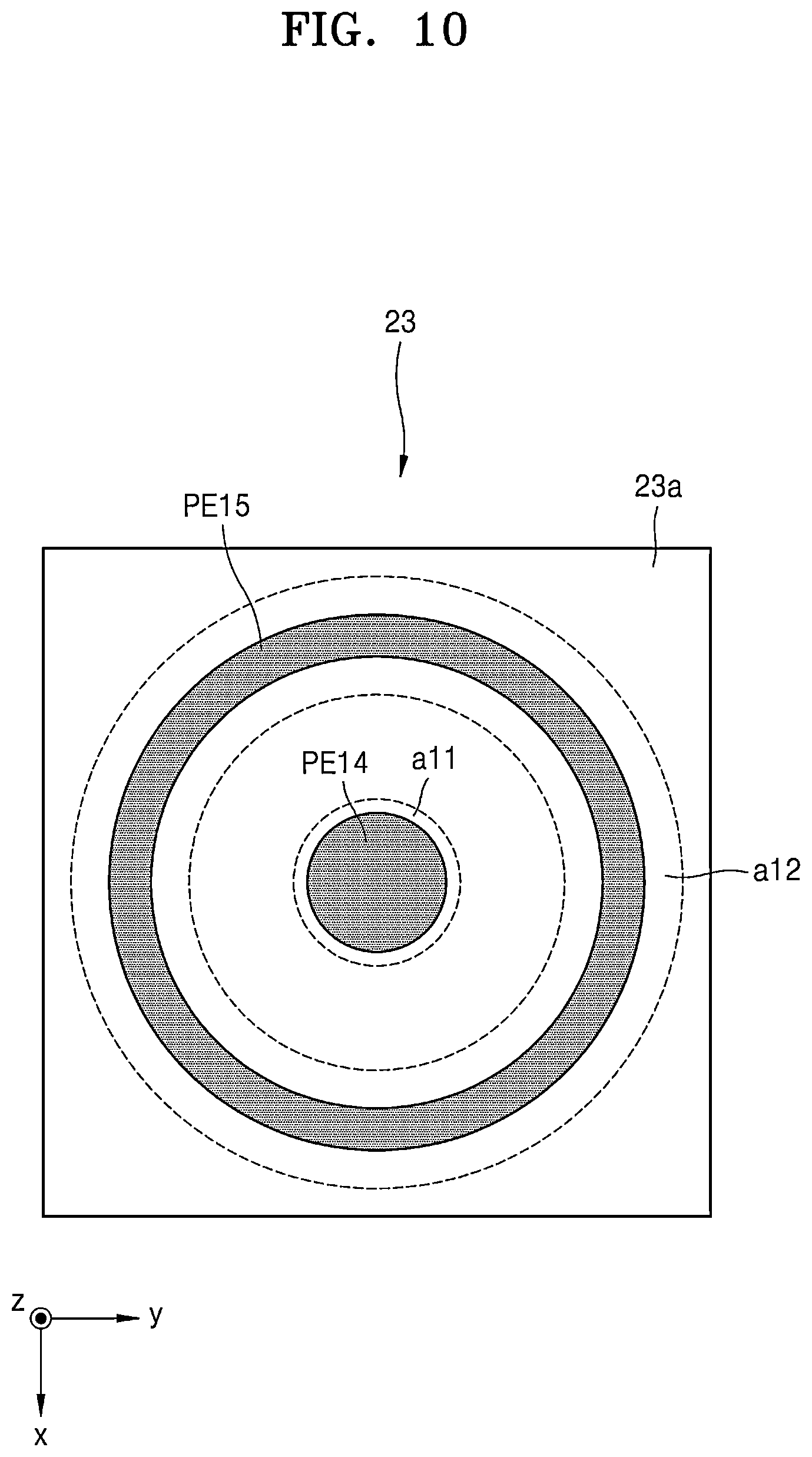 Patent US12165571 Figure 10 – Driving circuit board, electronic apparatus including driving circuit board, and method of fabricating electronic apparatus