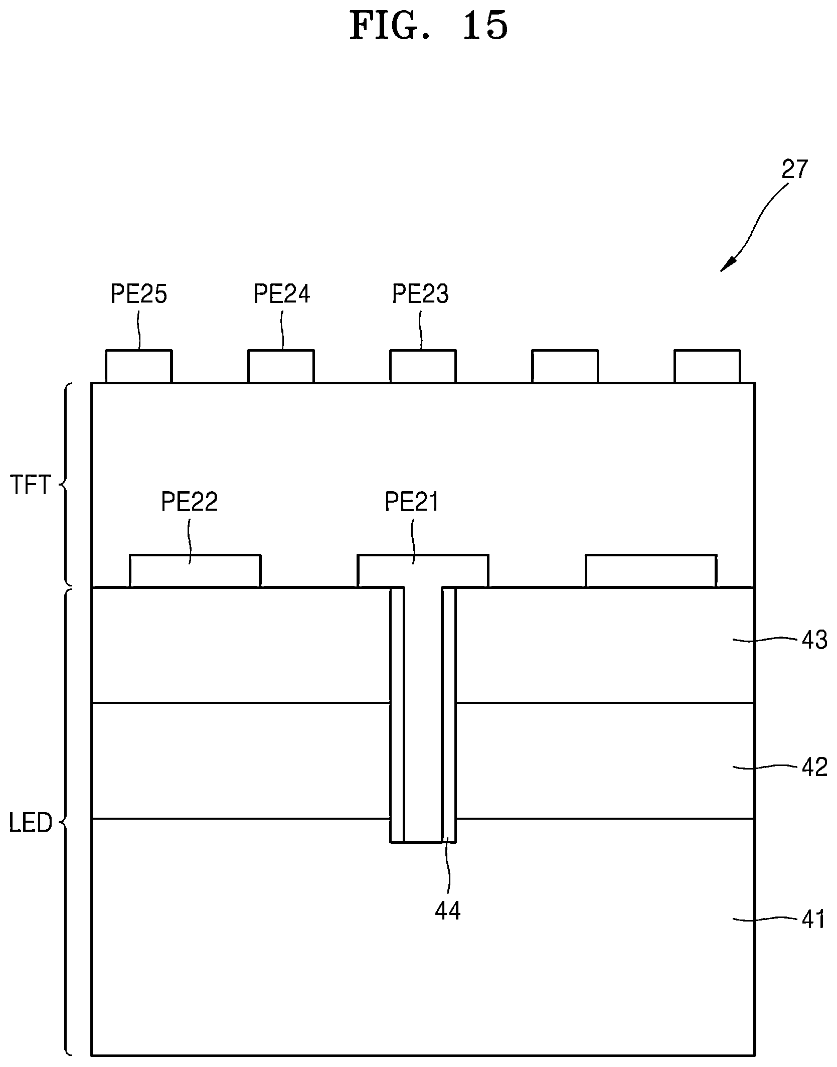 Patent US12165571 Figure 15 – Driving circuit board, electronic apparatus including driving circuit board, and method of fabricating electronic apparatus