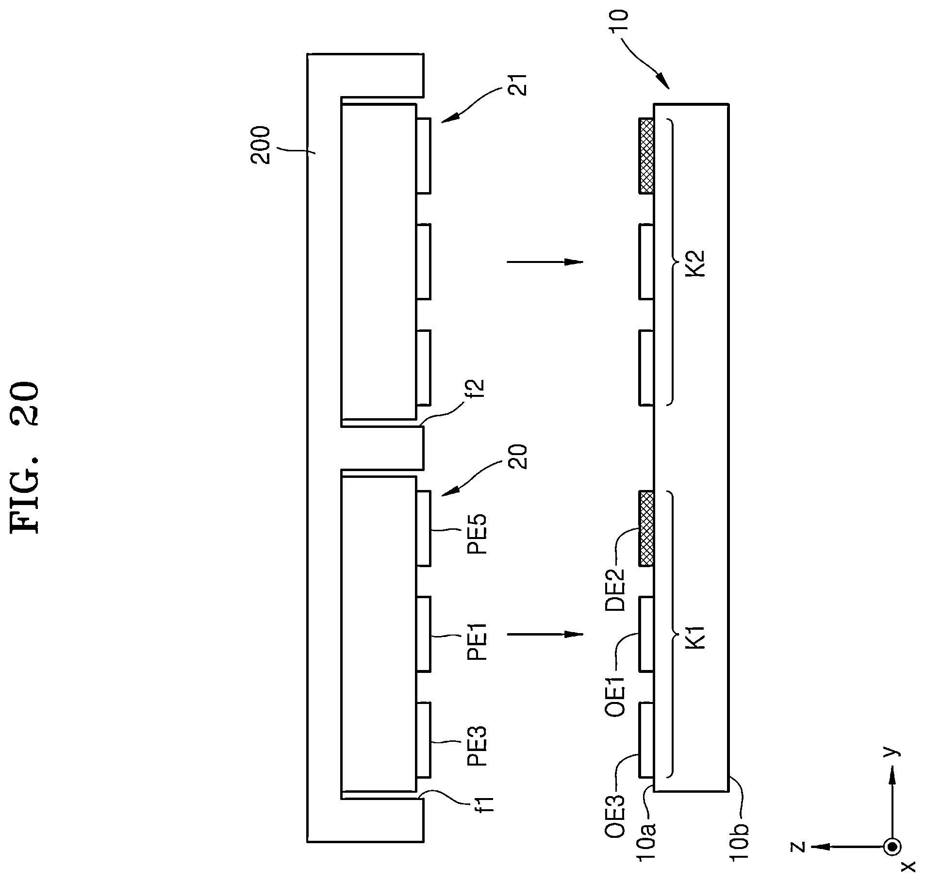 Patent US12165571 Figure 19 – Driving circuit board, electronic apparatus including driving circuit board, and method of fabricating electronic apparatus