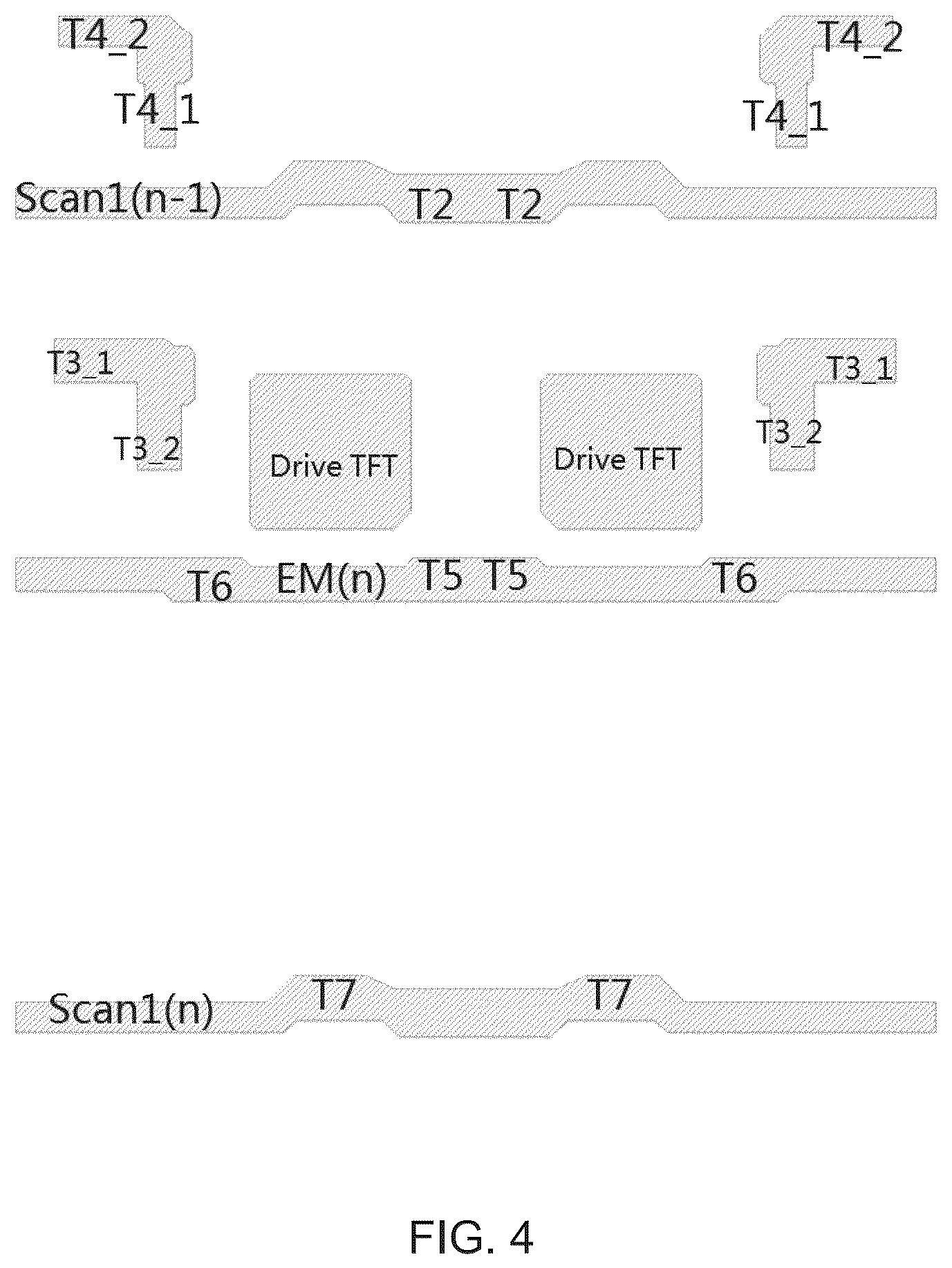Patent US12165582 Figure 4 – Display panel for reducing flickering display