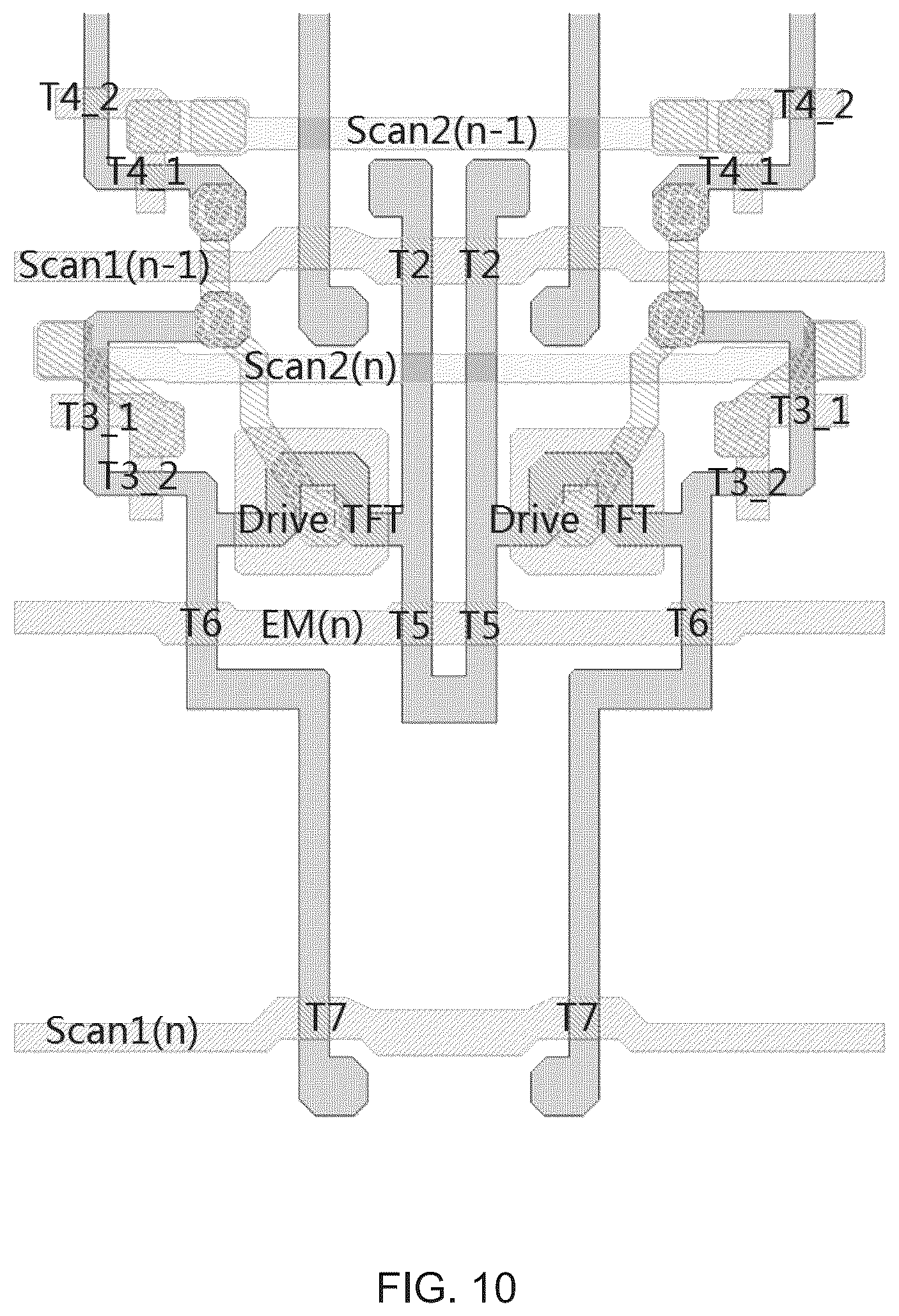 Patent US12165582 Figure 9 – Display panel for reducing flickering display