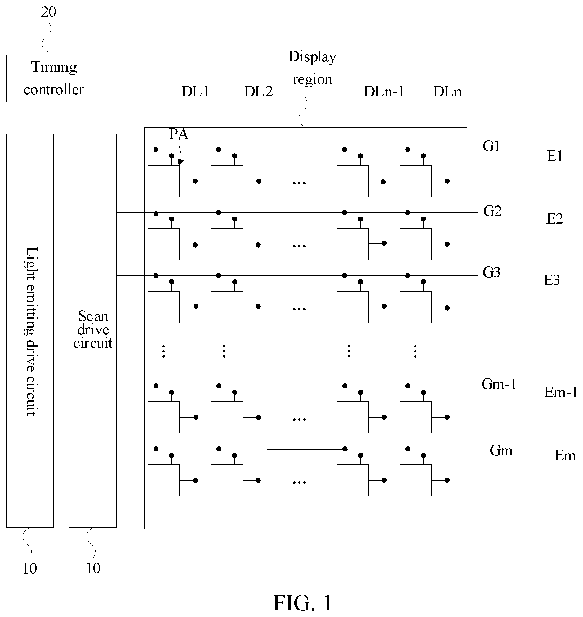 Patent US12165584 — Display substrate and preparation method thereof, and display apparatus — Figure 1