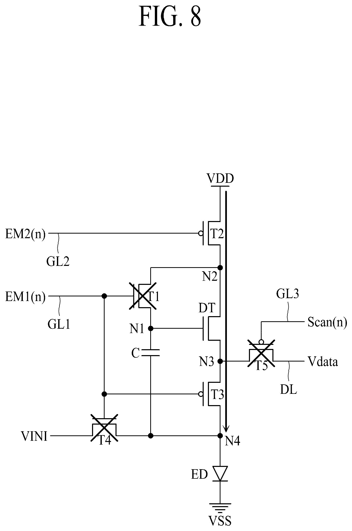 Patent US12165585 Figure 8 – Display apparatus
