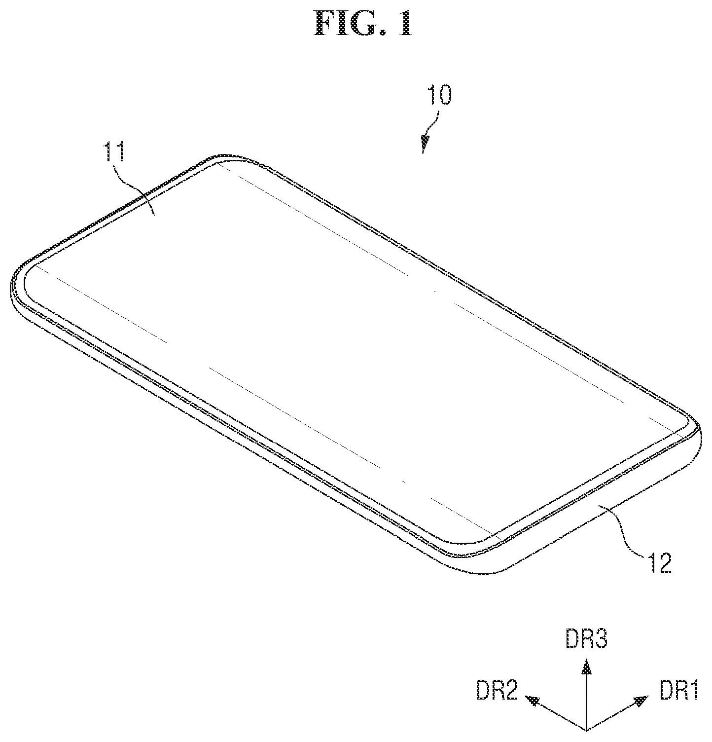 Patent US12165592 Figure 1 – Display device