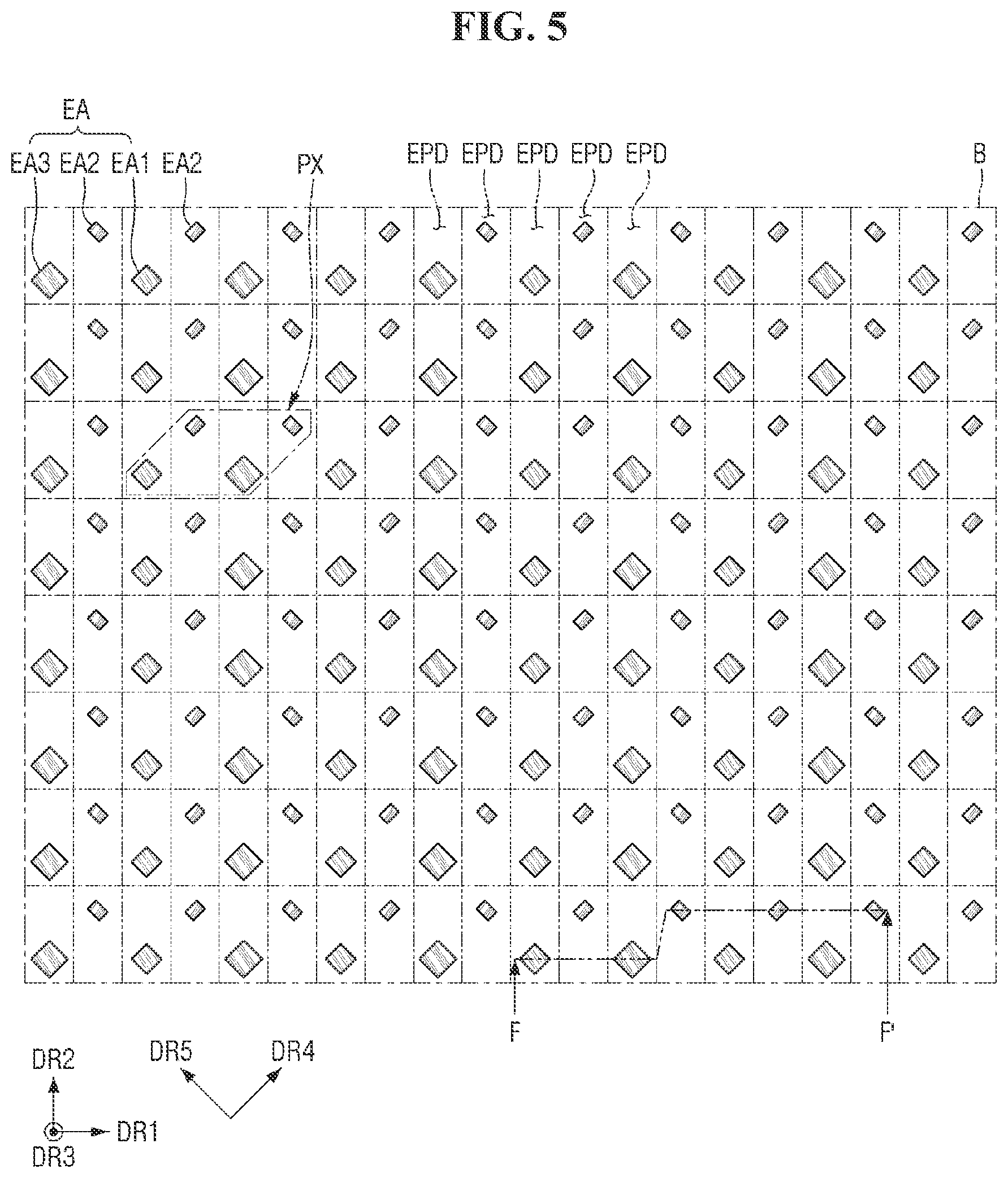 Patent US12165592 Figure 5 – Display device