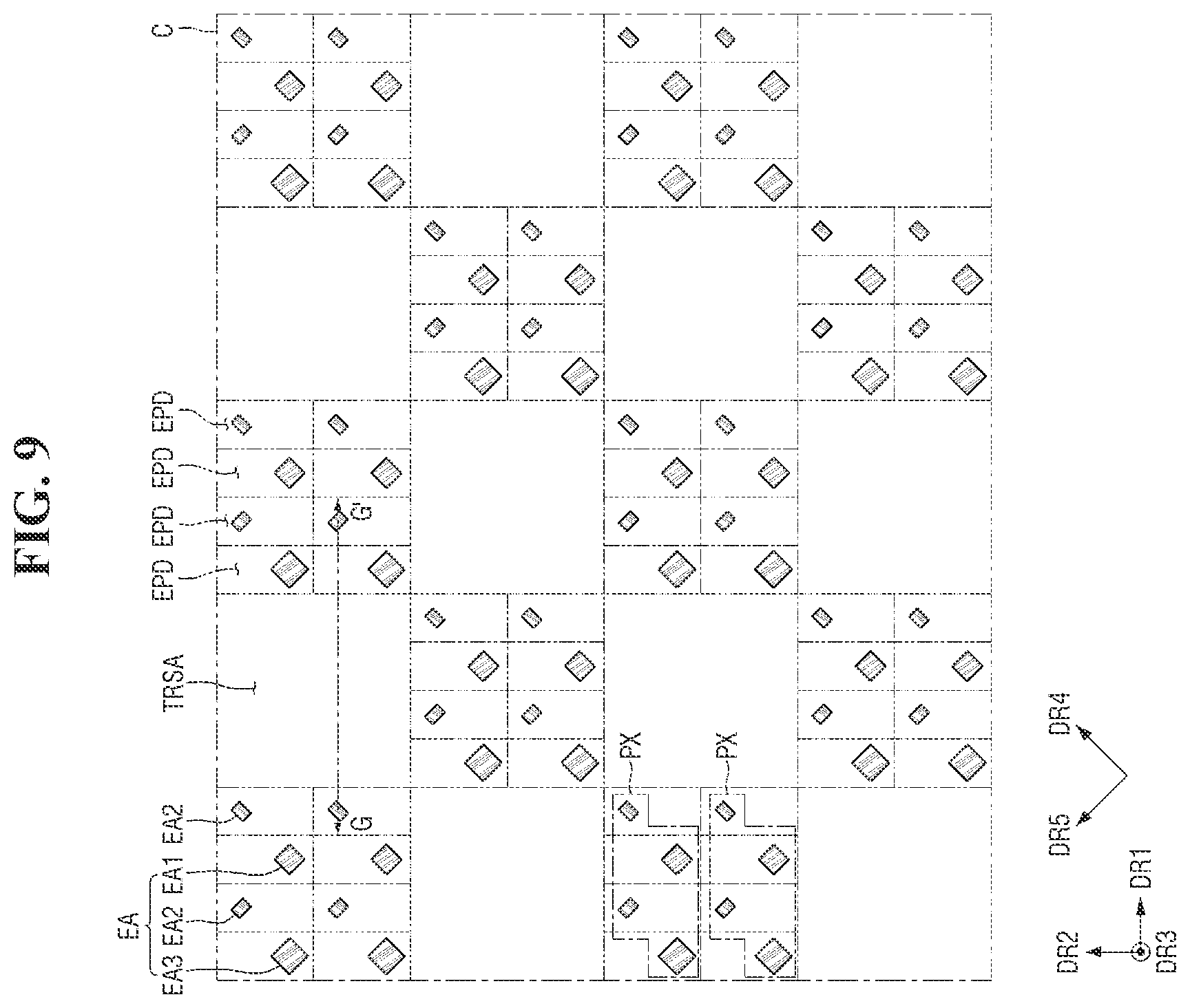 Patent US12165592 Figure 9 – Display device