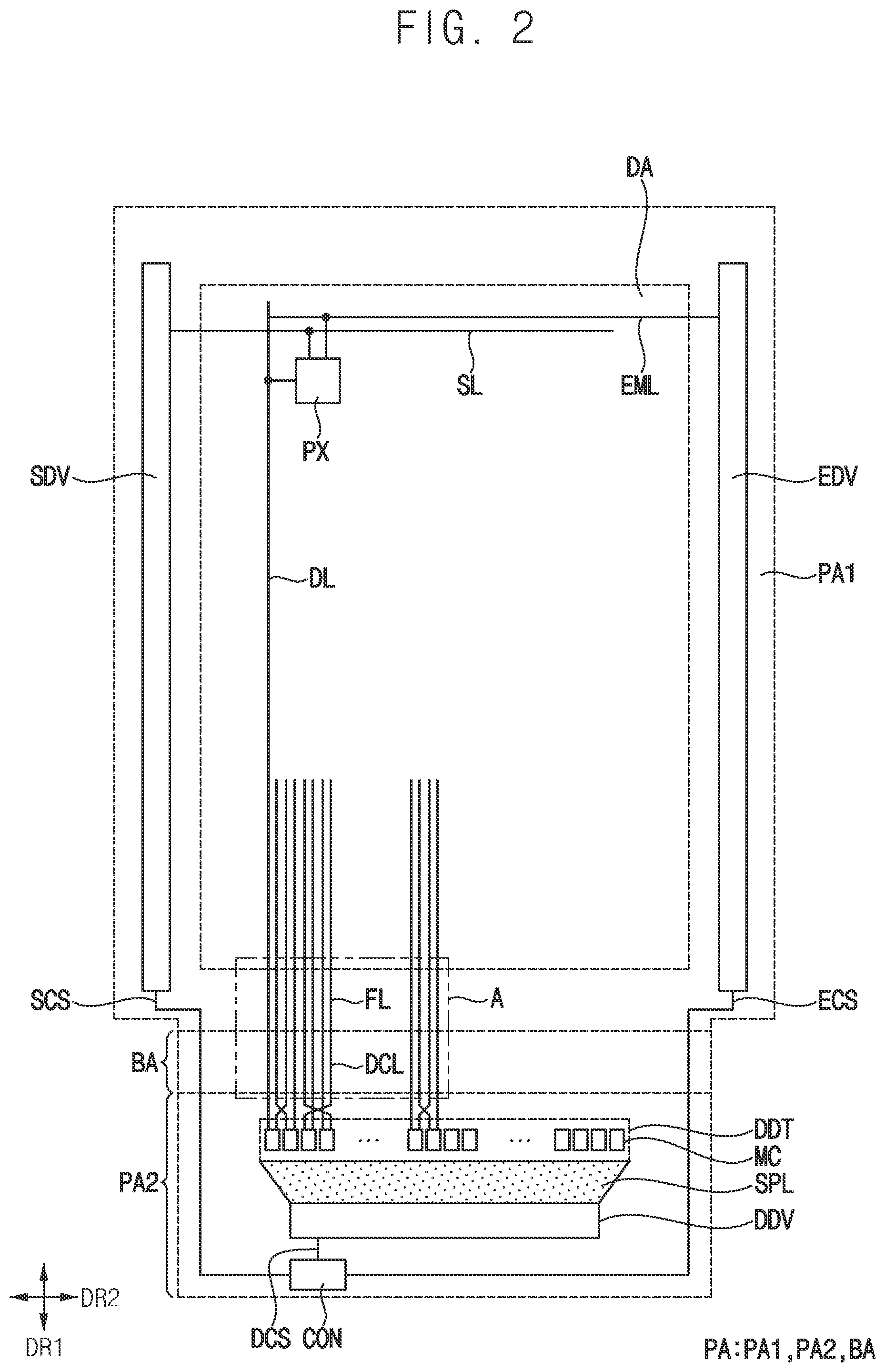 Patent US12165600 Figure 2 – Display device