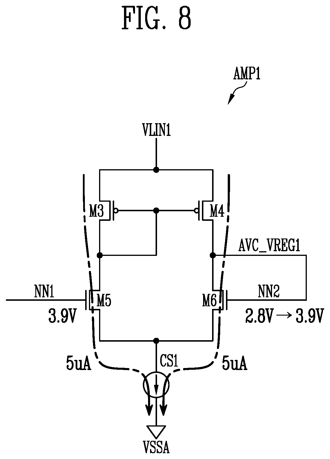 Patent US12165601 Figure 8 – Display device