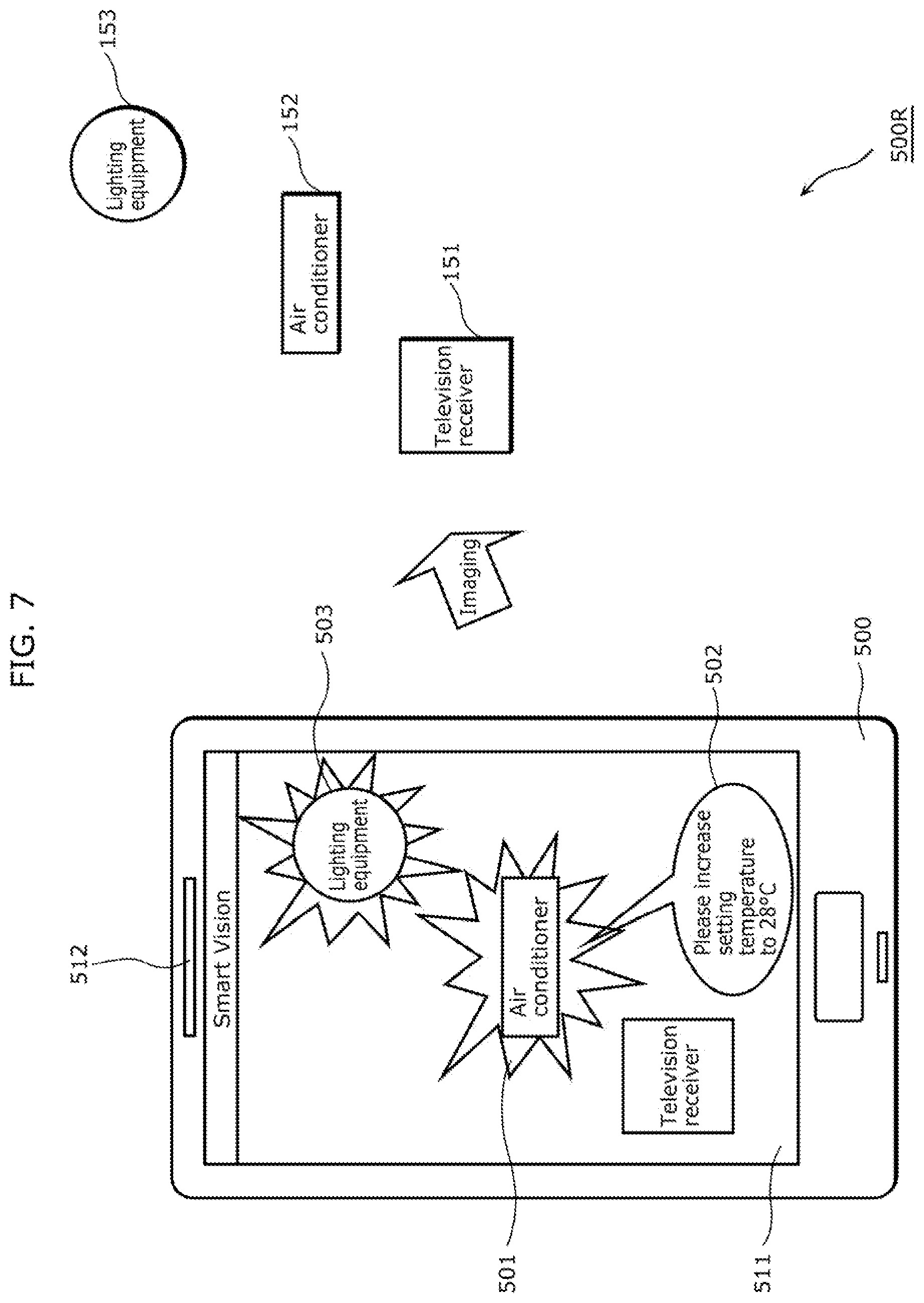 Patent US12165618 Figure 7 – Apparatus and method for obtaining and displaying appliance photographic image and supplemental data