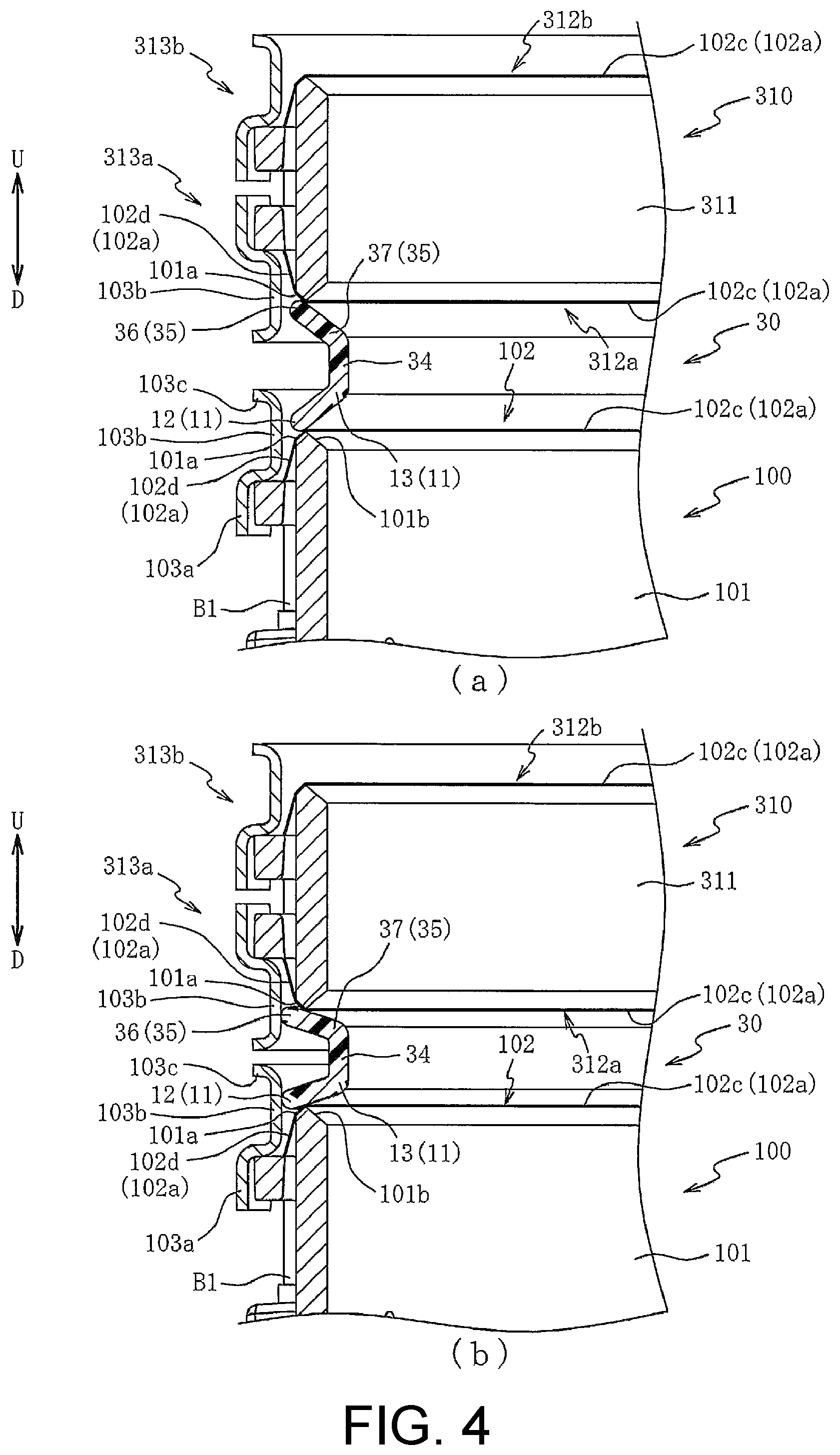 Patent US12165620 Figure 4 – Support body, attachment, and support method