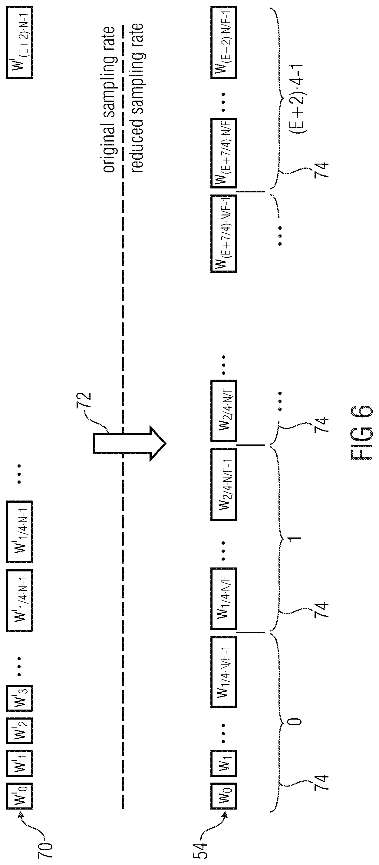 Patent US12165662 Figure 6 – Downscaled decoding