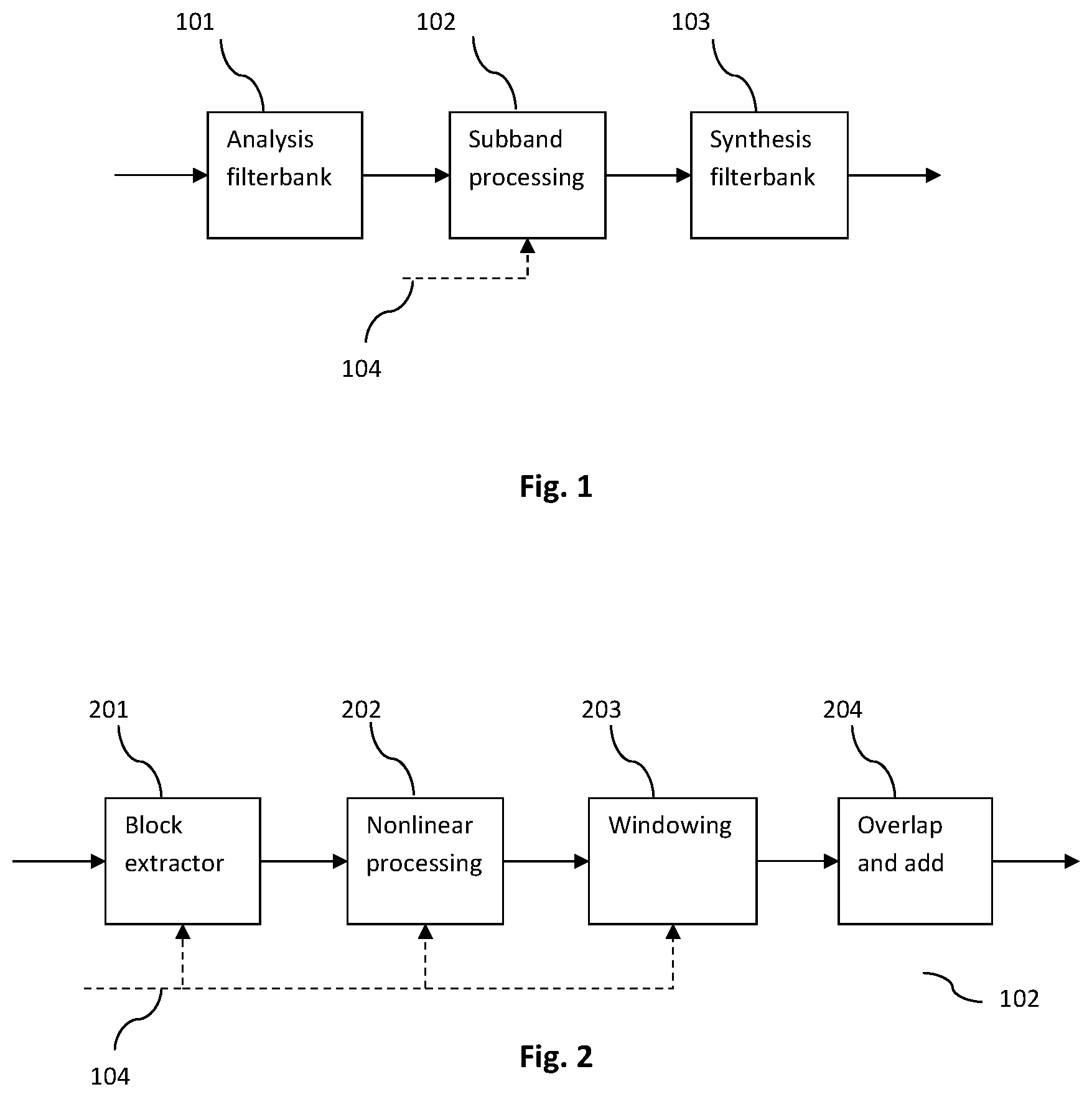 Patent US12165669 Figure 1 – Subband block based harmonic transposition
