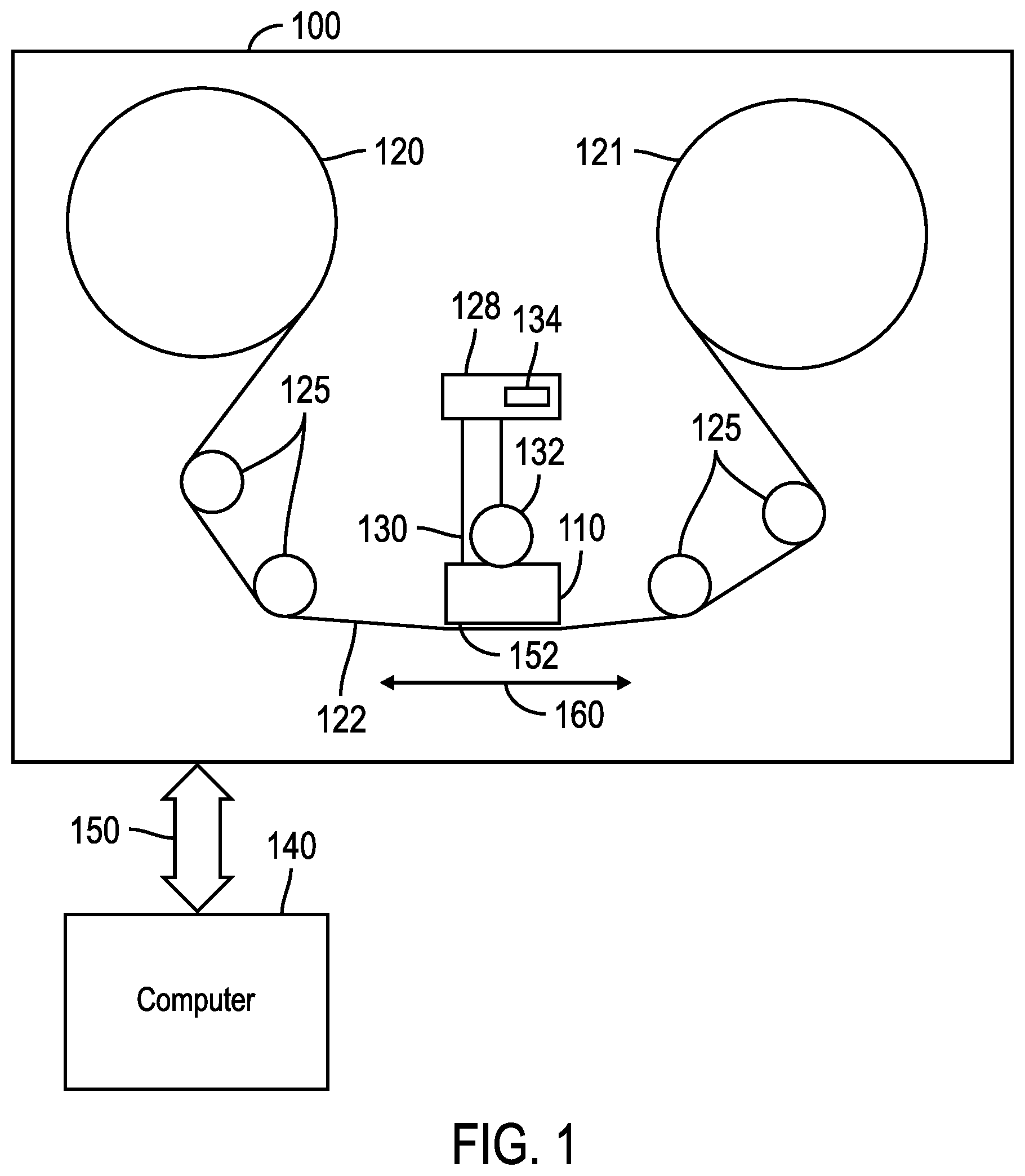 Patent US12165674 Figure 1 – Write data management