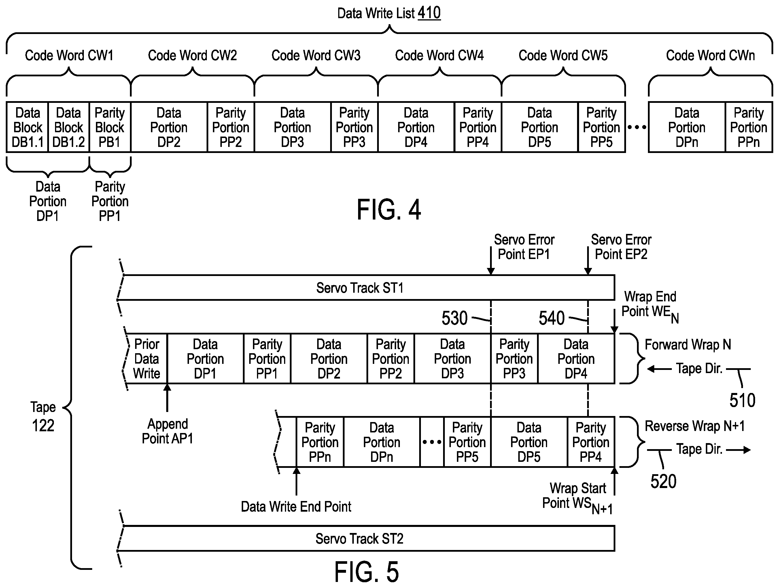 Patent US12165674 Figure 4 – Write data management