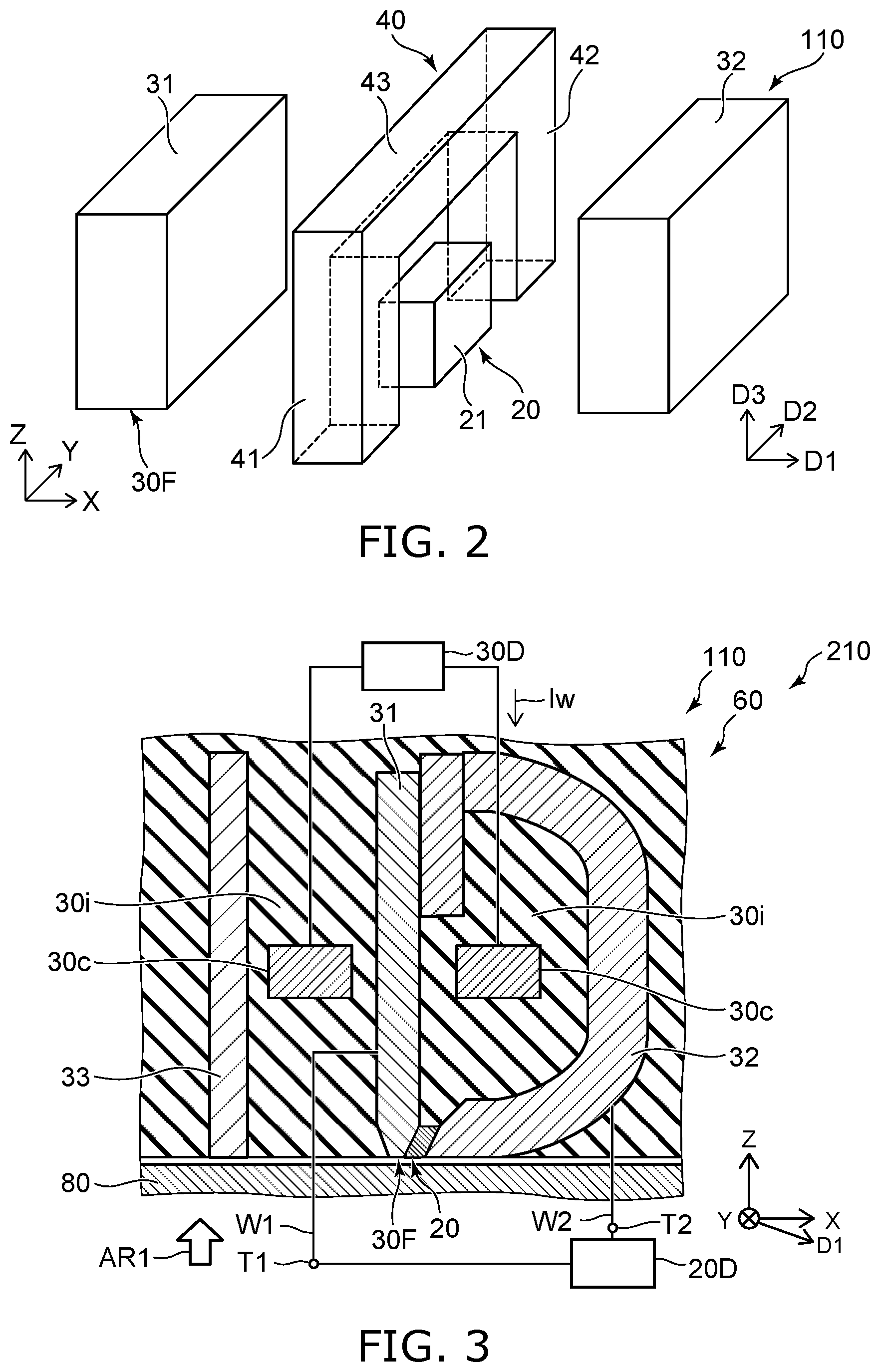 Patent US12165676 Figure 2 – Magnetic head and magnetic recording device