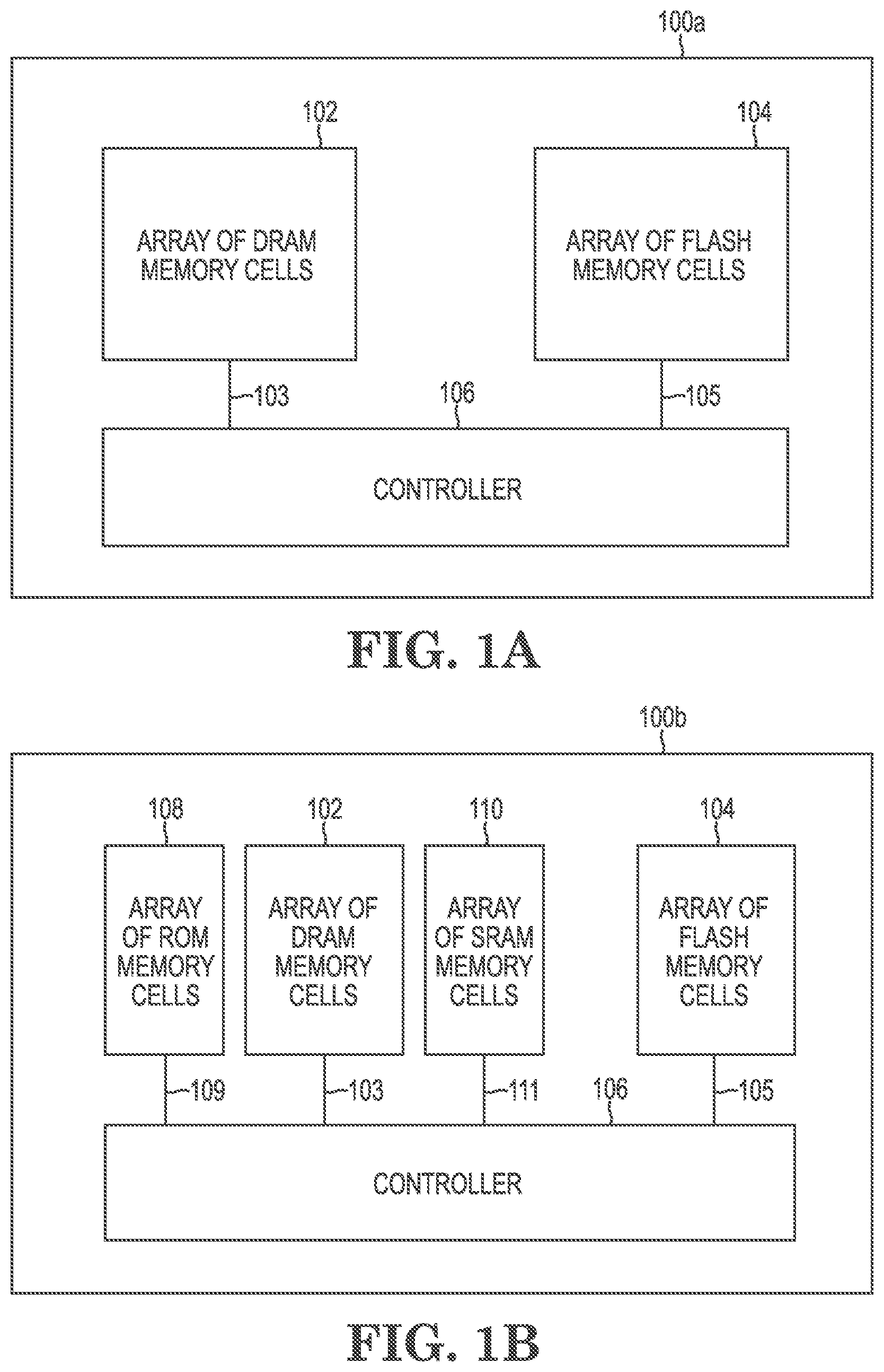 Patent US12165688 Figure 1 – Flash memory devices including dram