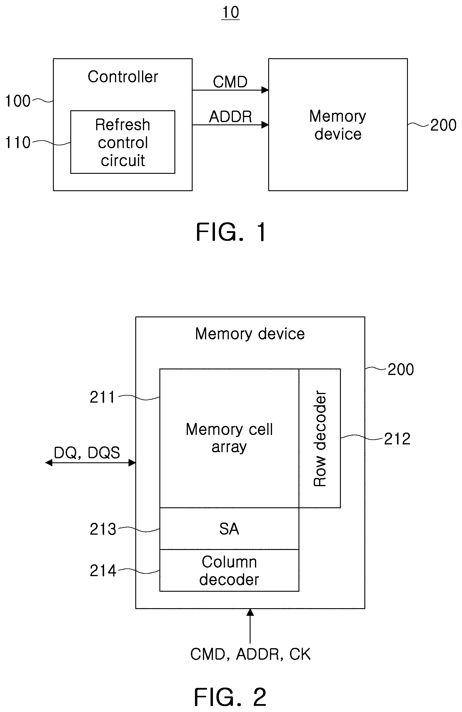 Patent US12165689 Figure 1 – Memory system, refresh control circuit, and refresh control method