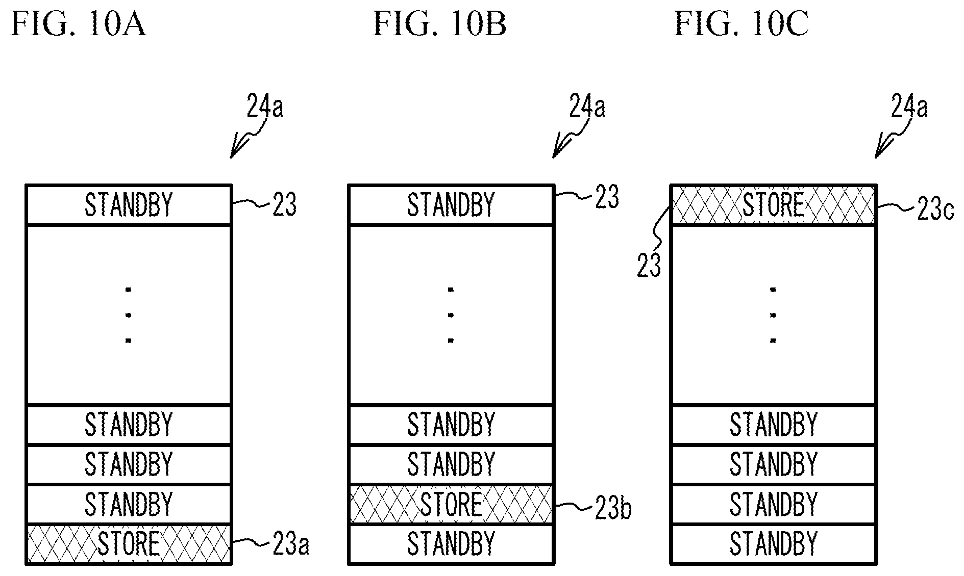 Patent US12165697 Figure 10 – Electronic bistable circuit with third voltage to retain memory data