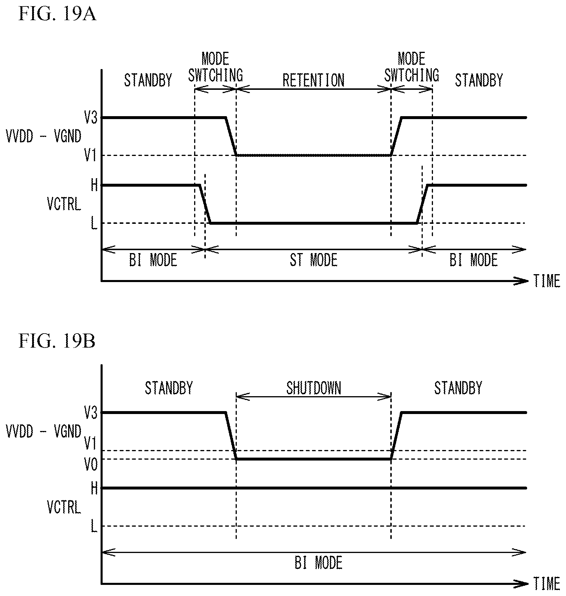 Patent US12165697 Figure 20 – Electronic bistable circuit with third voltage to retain memory data