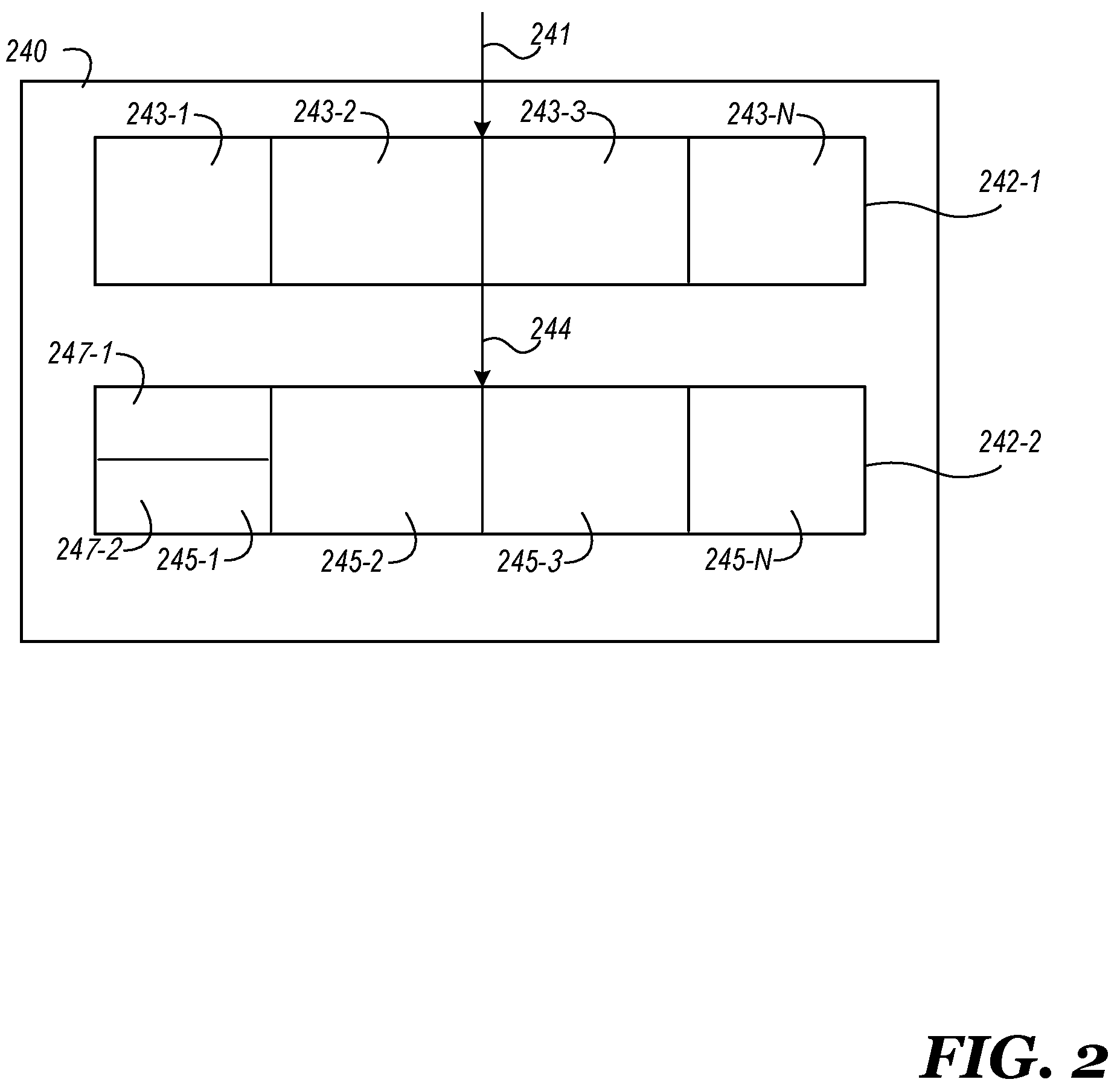 Patent US12165709 Figure 2 – Memory cell voltage level selection