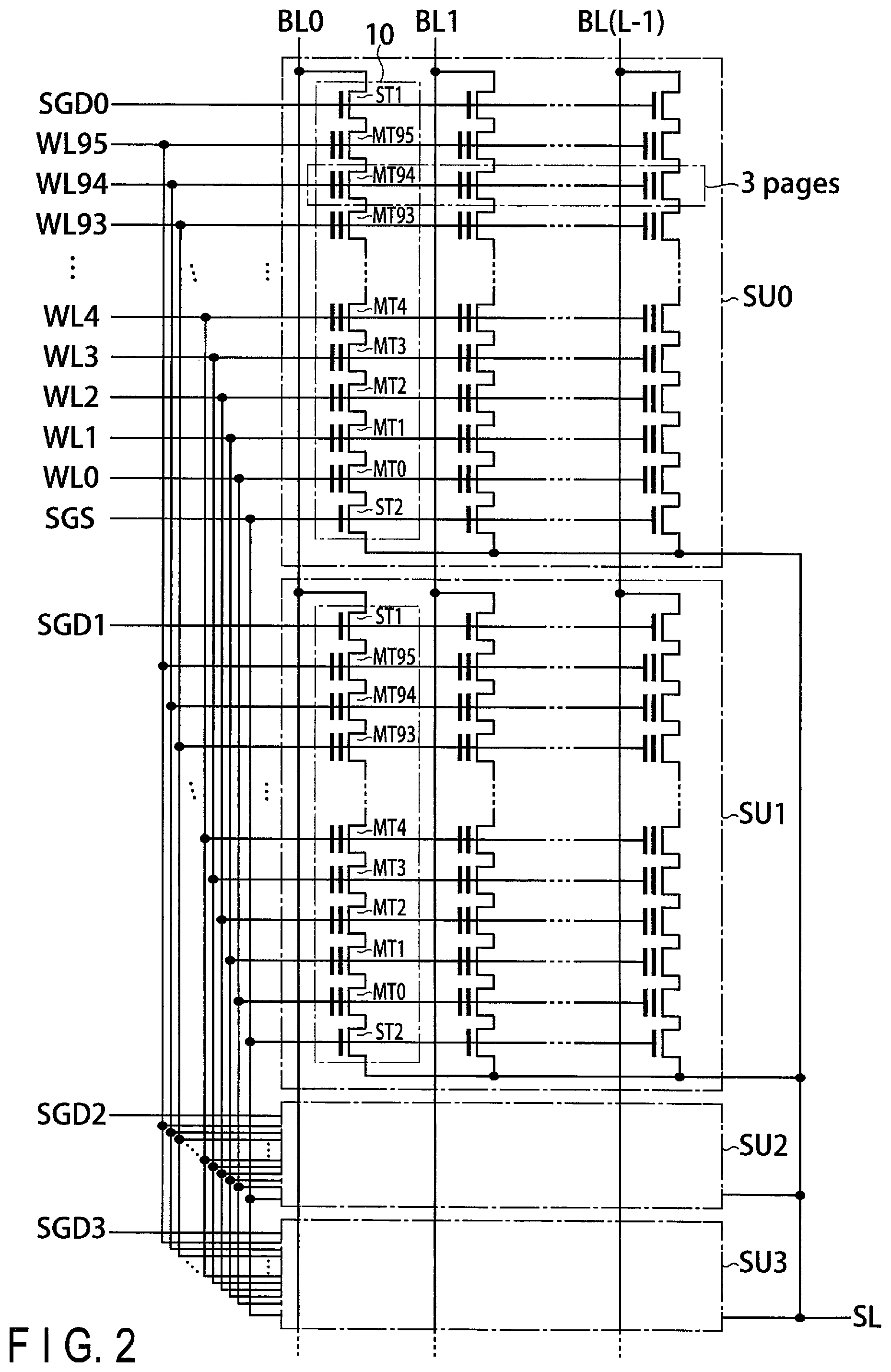 Patent US12165712 Figure 2 – Memory system