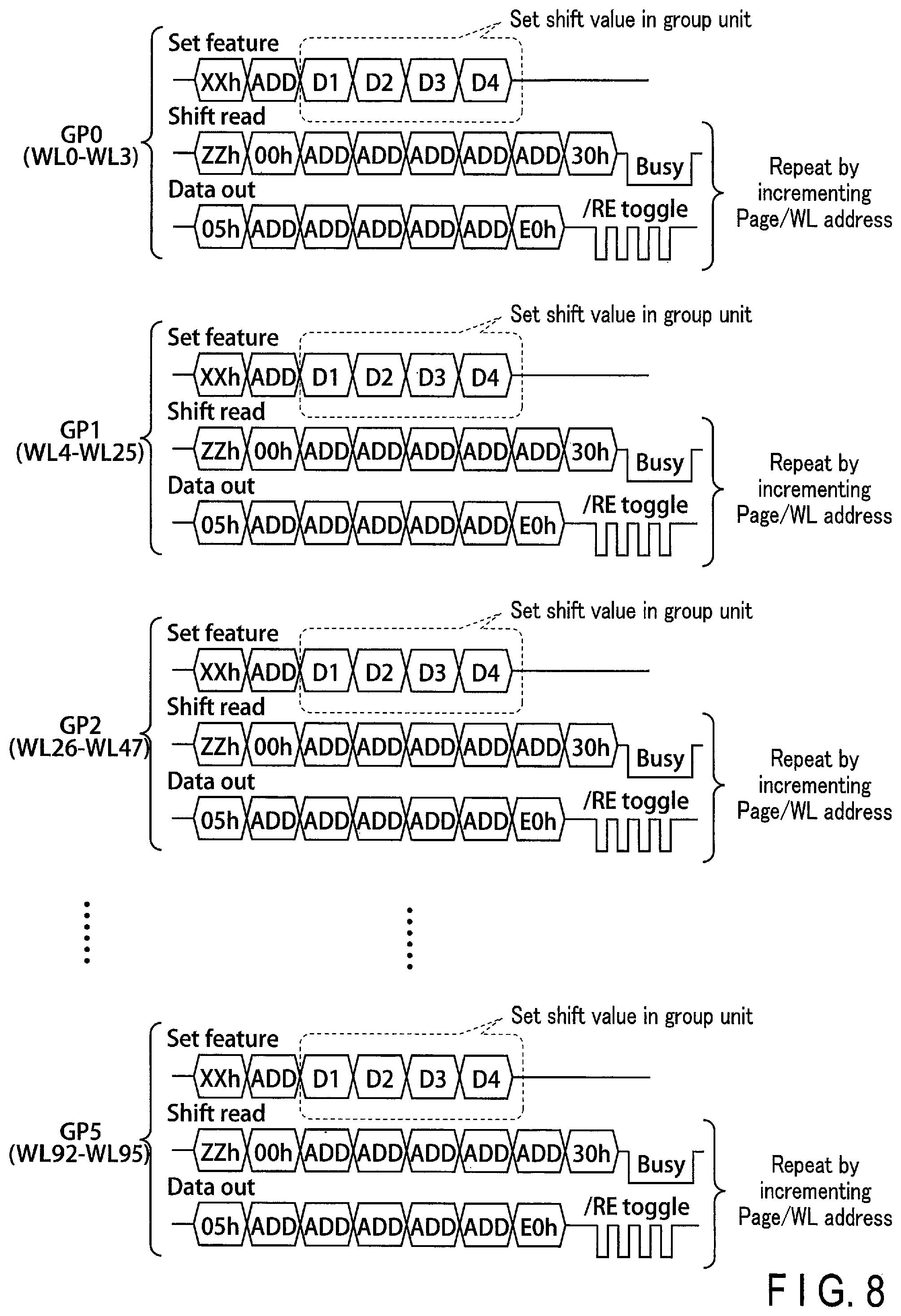 Patent US12165712 Figure 8 – Memory system