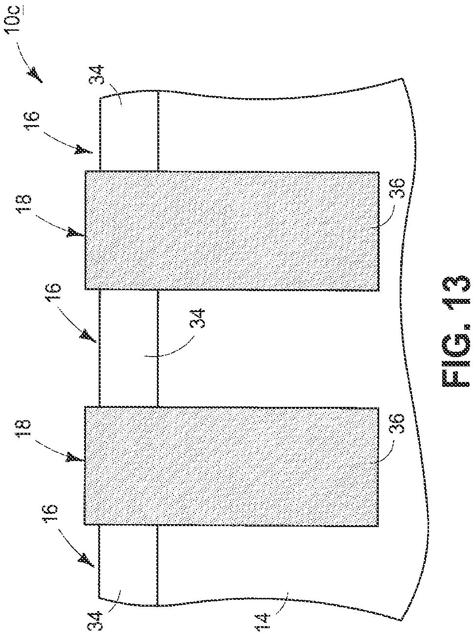 Patent US12165723 Figure 5 – Memory devices comprising magnetic tracks individually comprising a plurality of magnetic domains having domain walls and methods of forming a memory device comprising magnetic tracks individually comprising a plurality of magnetic domains having domain walls