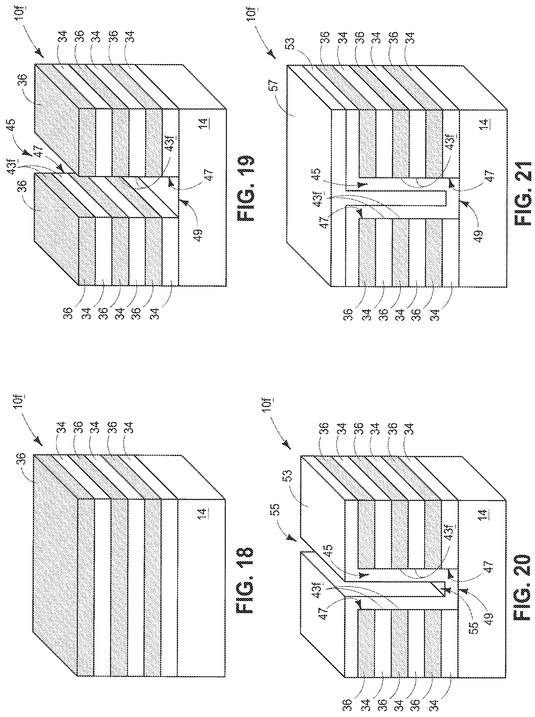 Patent US12165723 Figure 8 – Memory devices comprising magnetic tracks individually comprising a plurality of magnetic domains having domain walls and methods of forming a memory device comprising magnetic tracks individually comprising a plurality of magnetic domains having domain walls