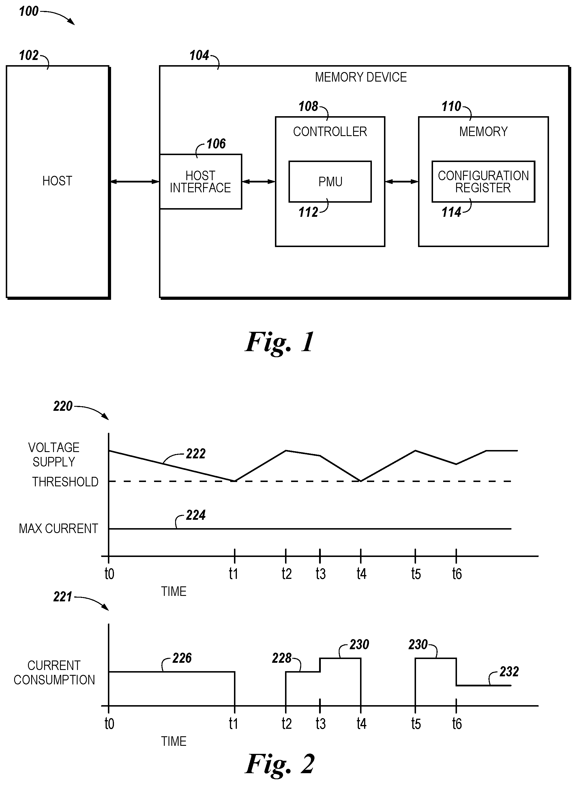 Patent US12165730 Figure 1 – Providing power availability information to memory