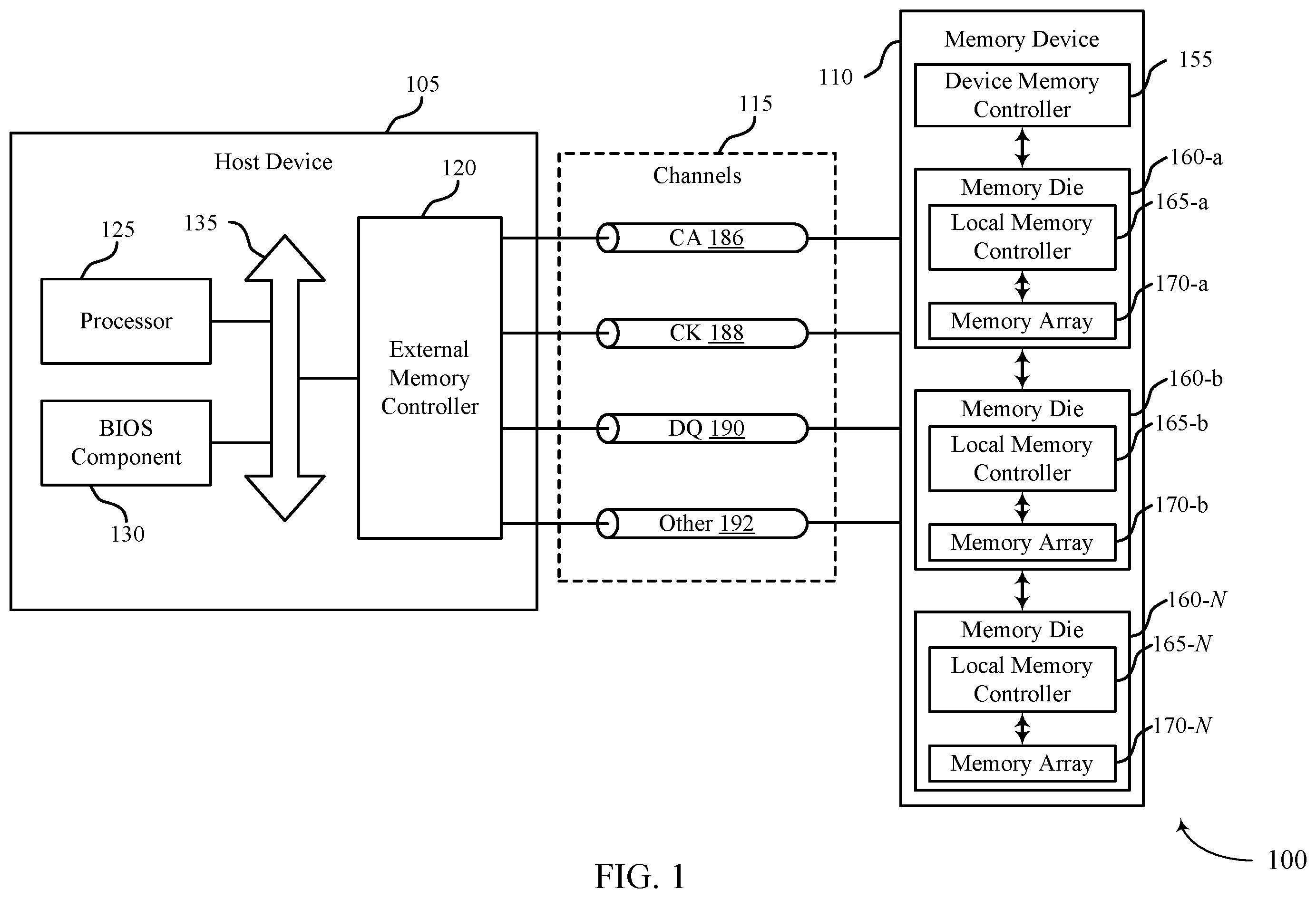 Patent US12165740 Figure 1 – Memory traffic monitoring