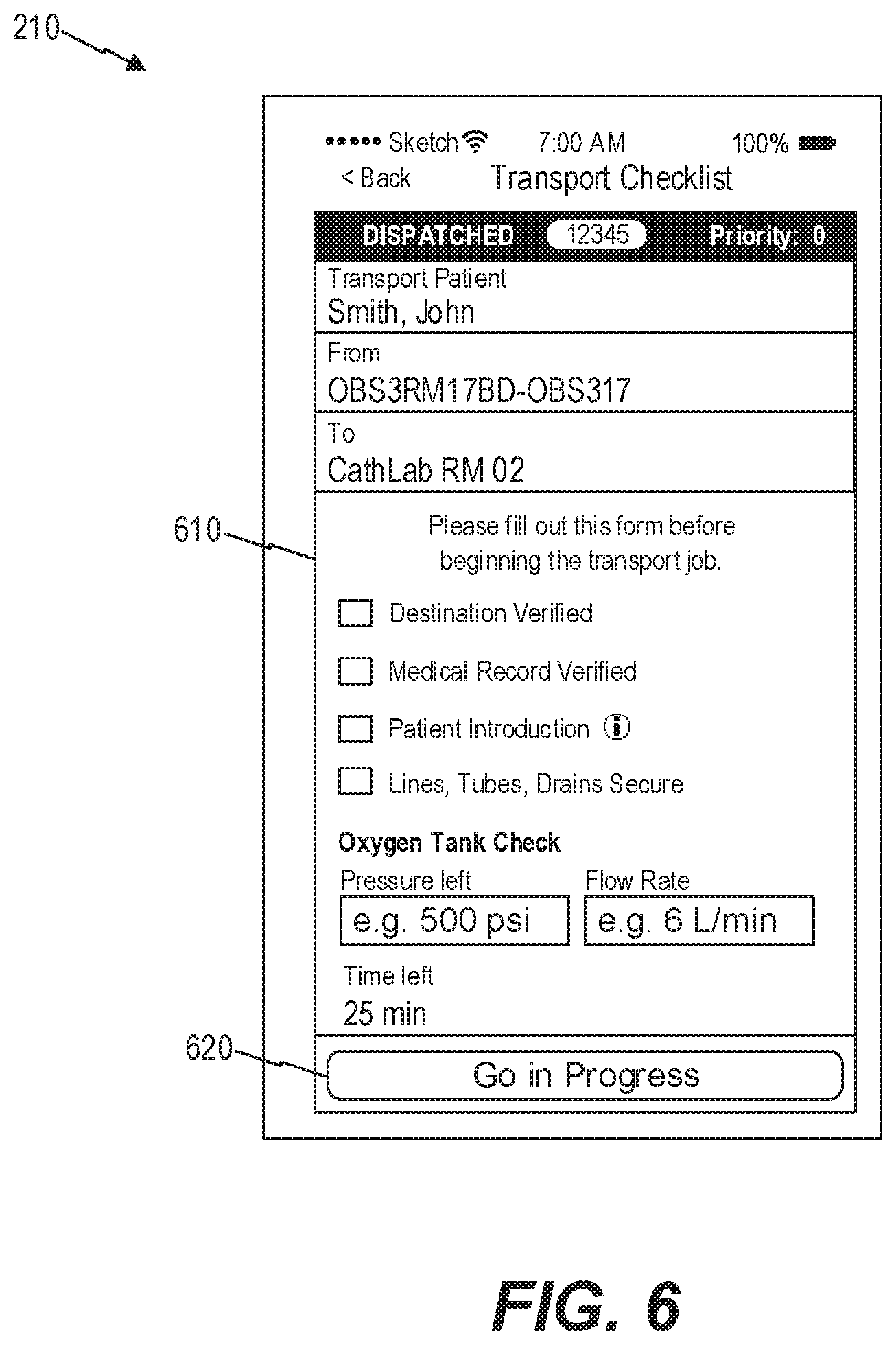 Patent US12165765 Figure 6 – Computerized rule based systems and methods for providing interactive handoff protocol user interfaces