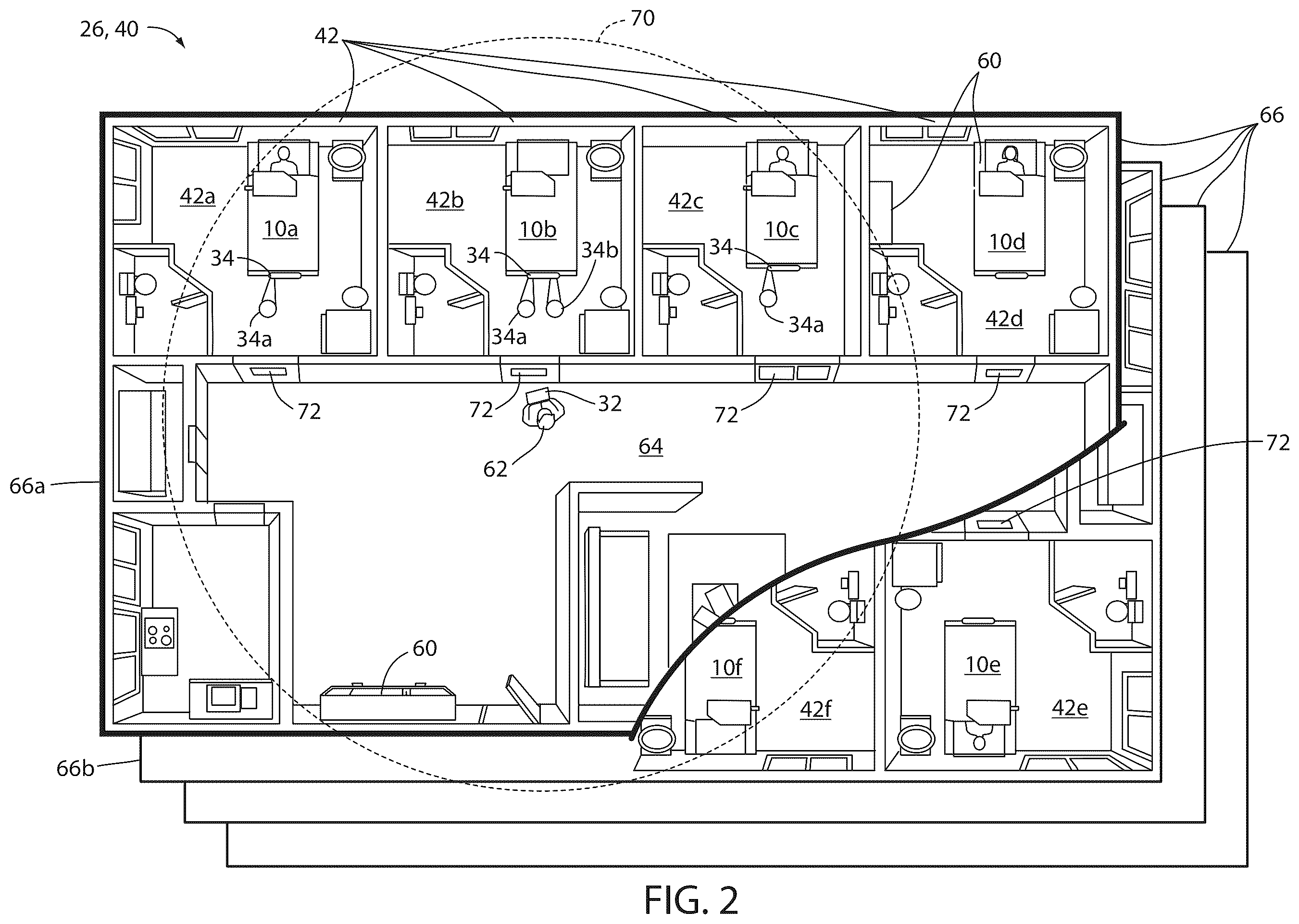 Patent US12165767 Figure 2 – System and method for identification of remotely accessed patient device