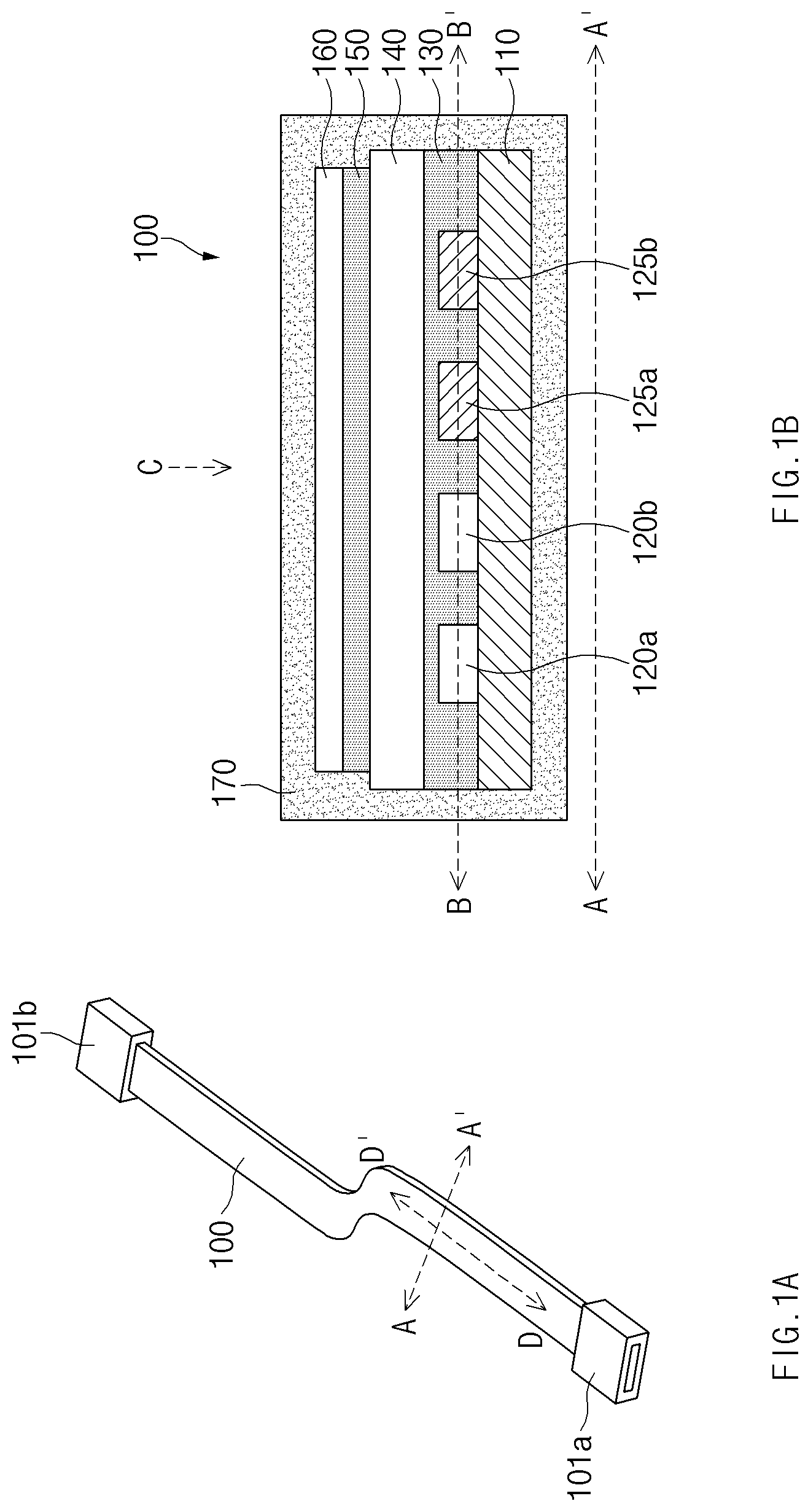 Patent US12165789 Figure 1 – Flexible flat cable and manufacturing method therefor