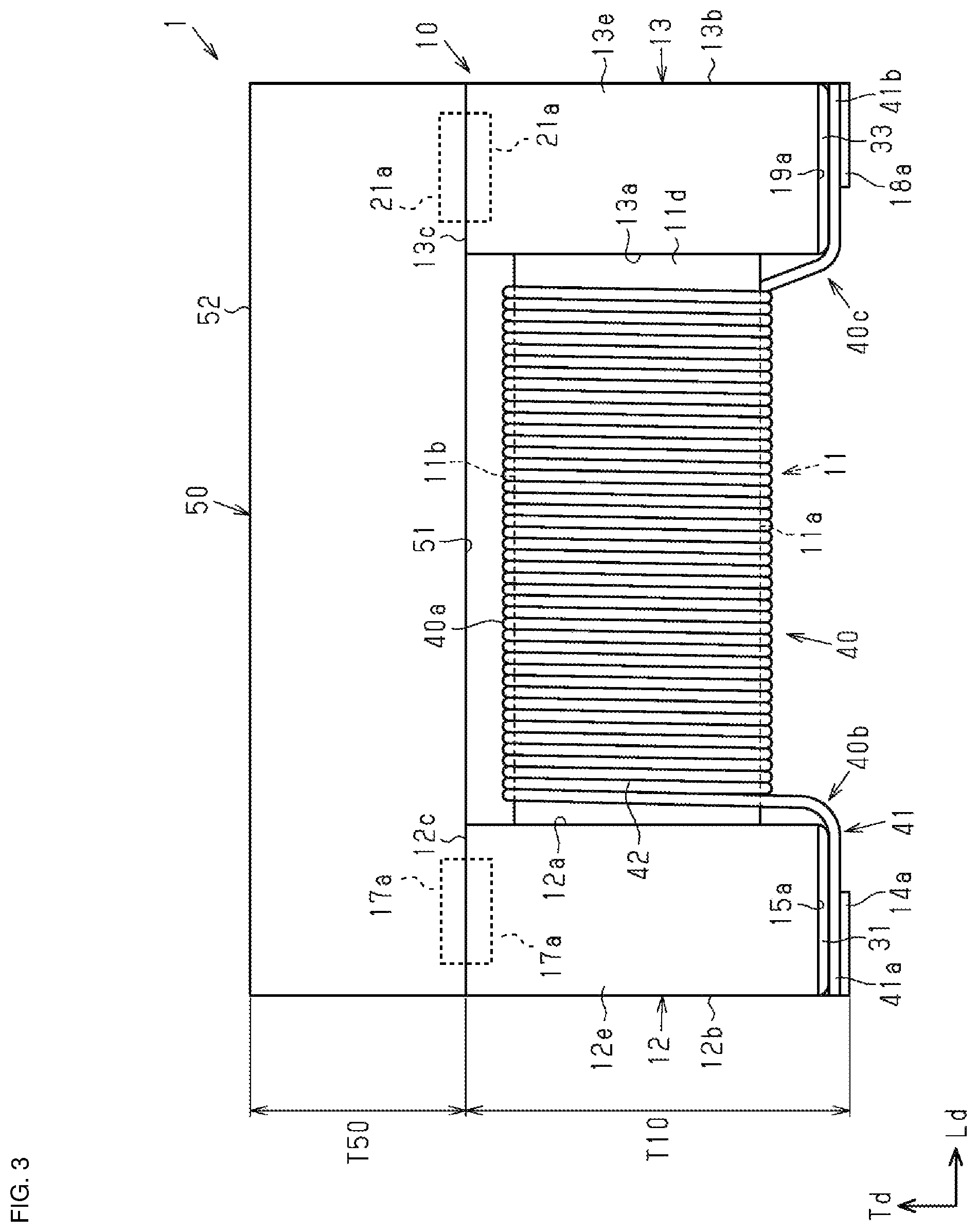 Patent US12165799 Figure 3 – Coil component