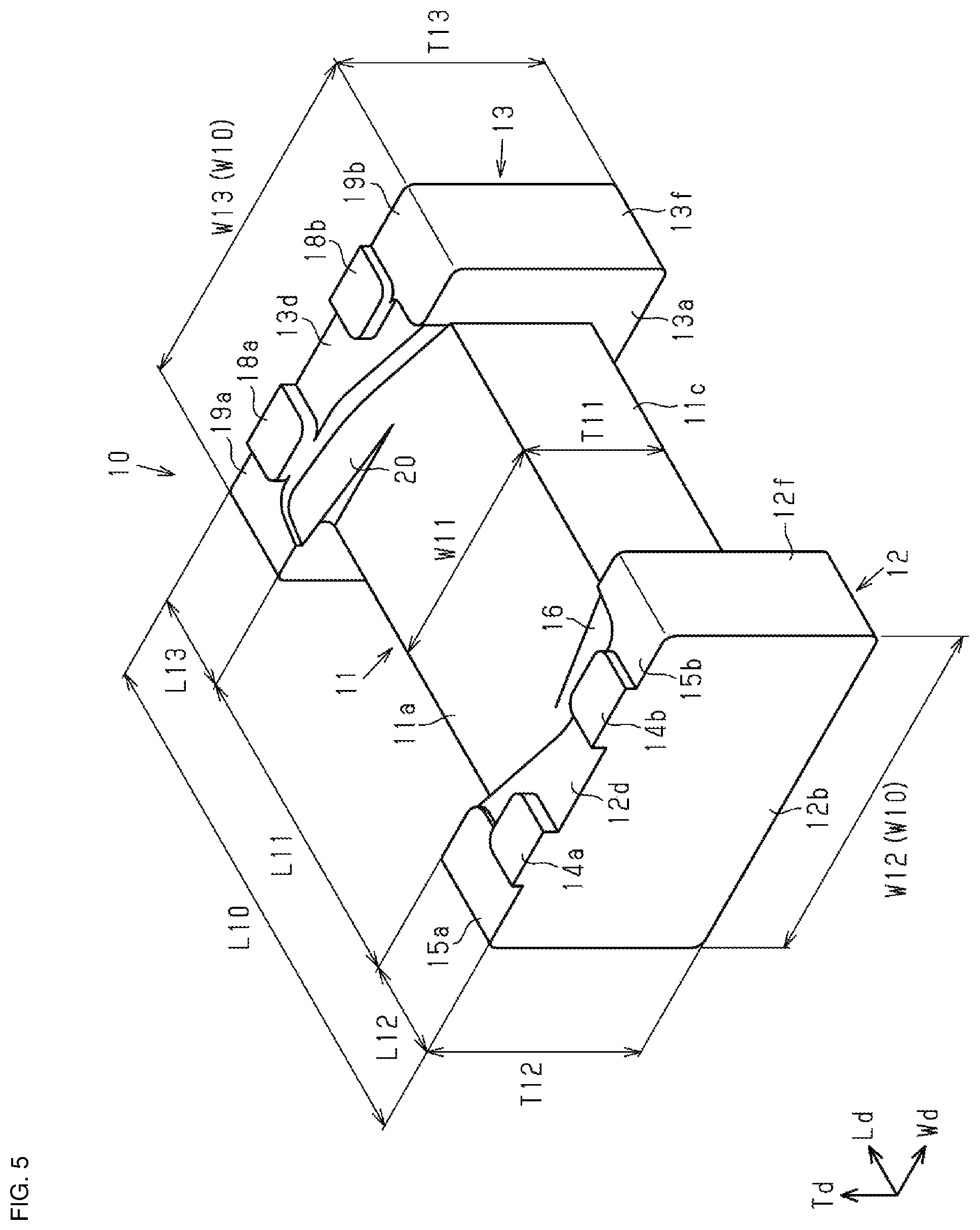 Patent US12165799 Figure 5 – Coil component