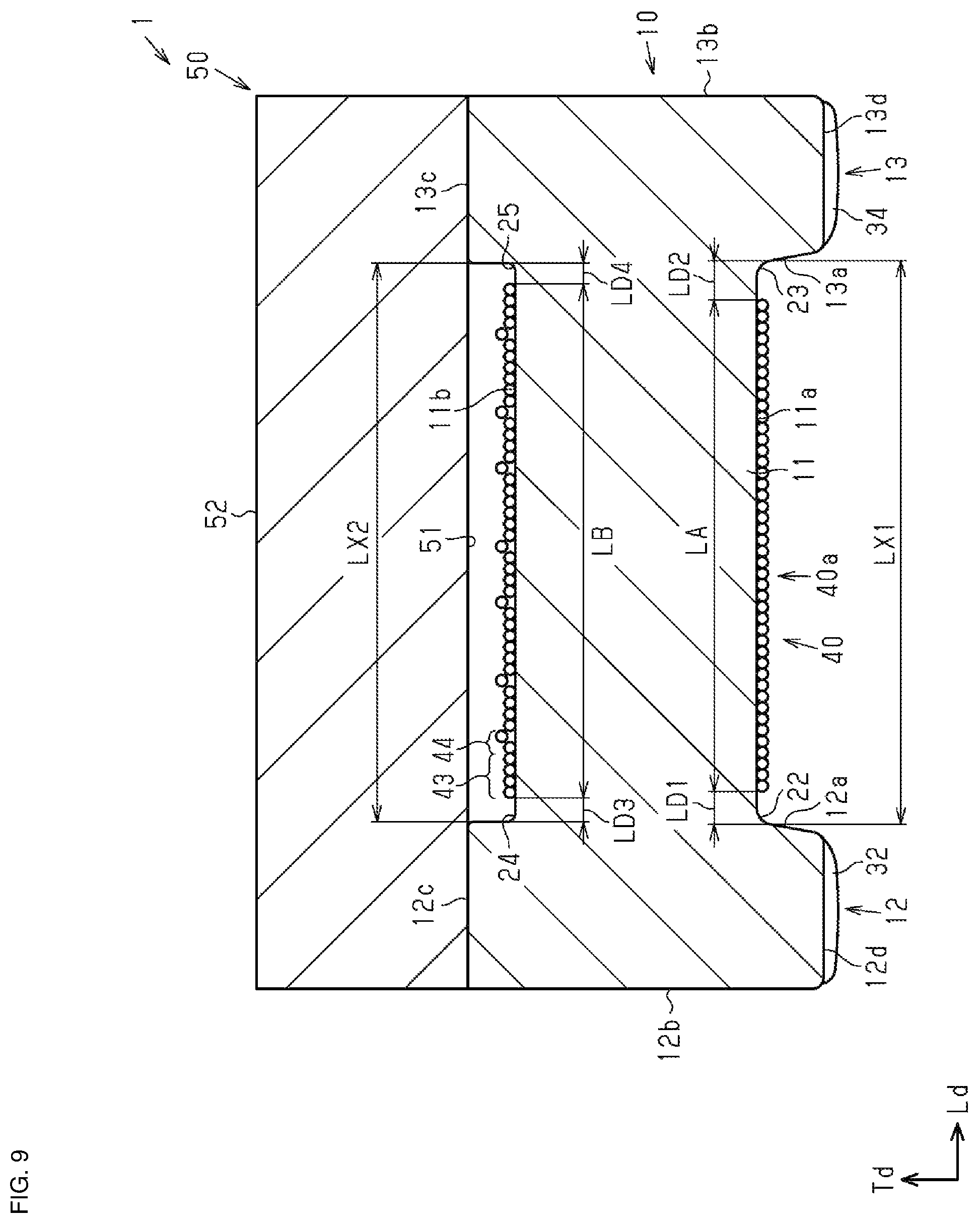 Patent US12165799 Figure 9 – Coil component