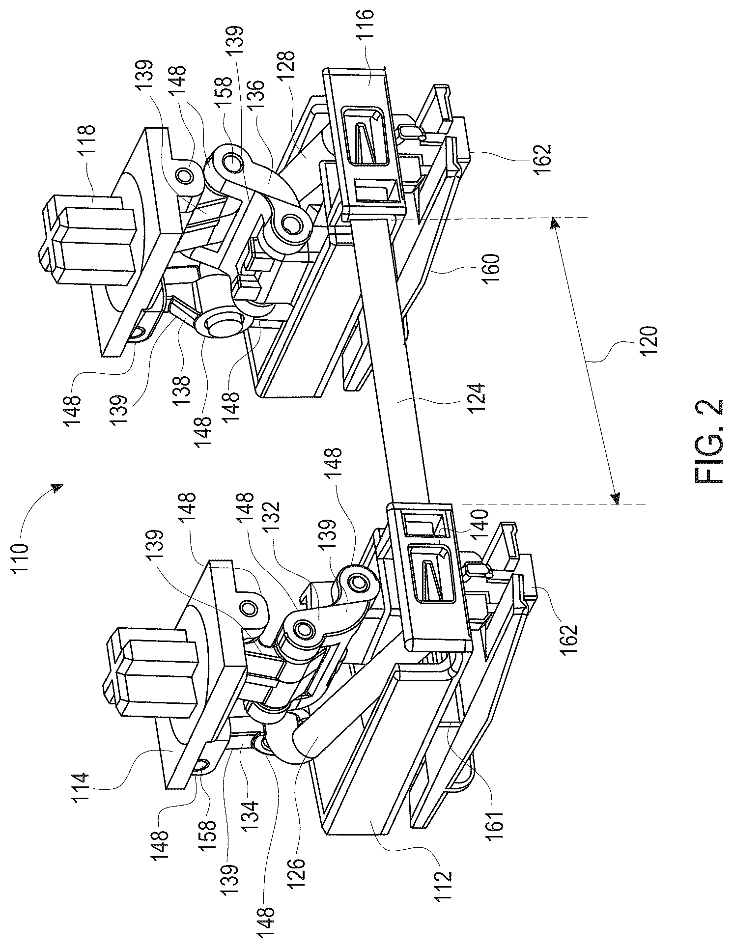 Patent US12165818 Figure 2 – Keyboard having a stabilizer mechanism, key stabilizer mechanism, and method