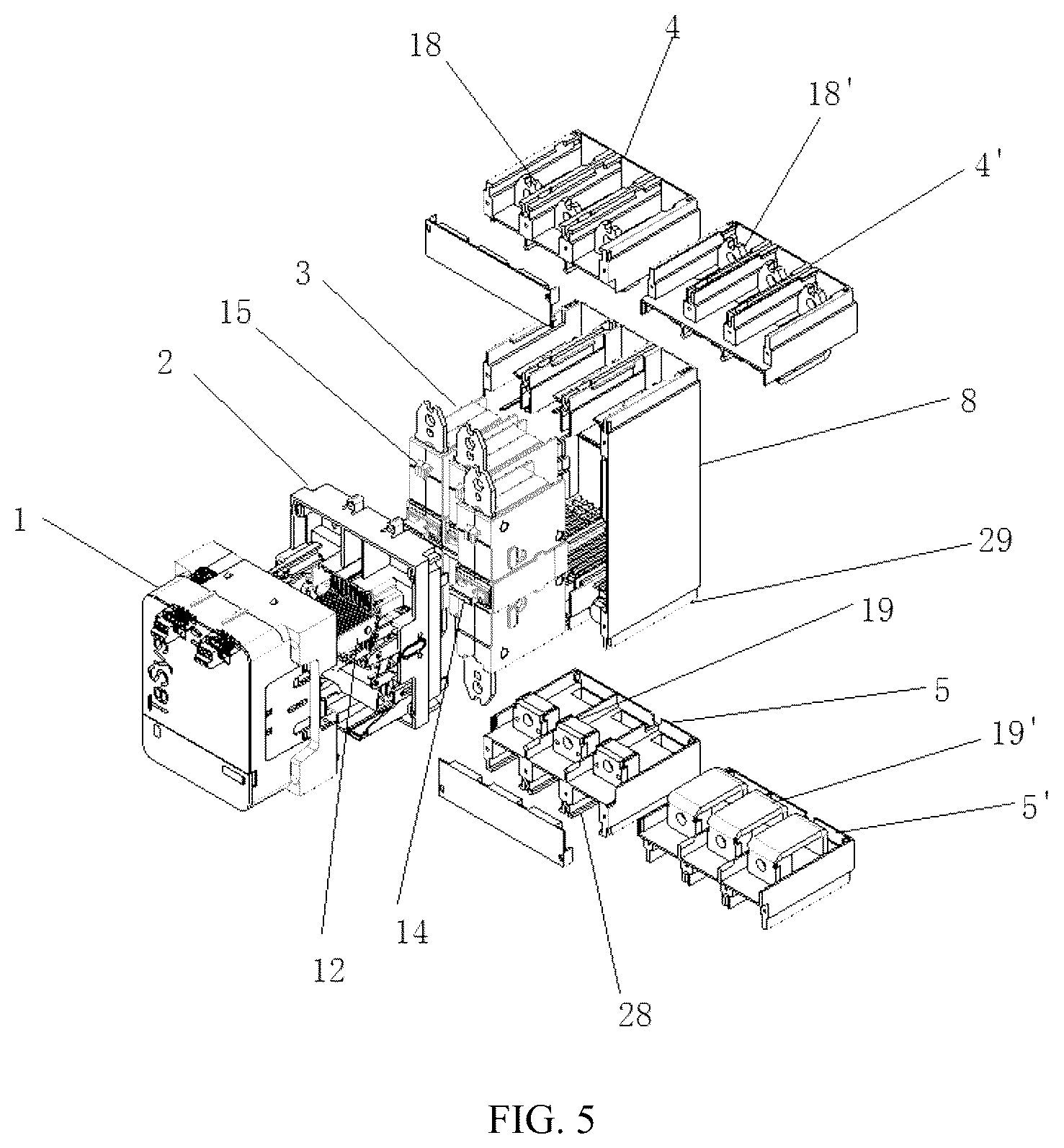 Patent US12165822 Figure 3 – Modular contactor