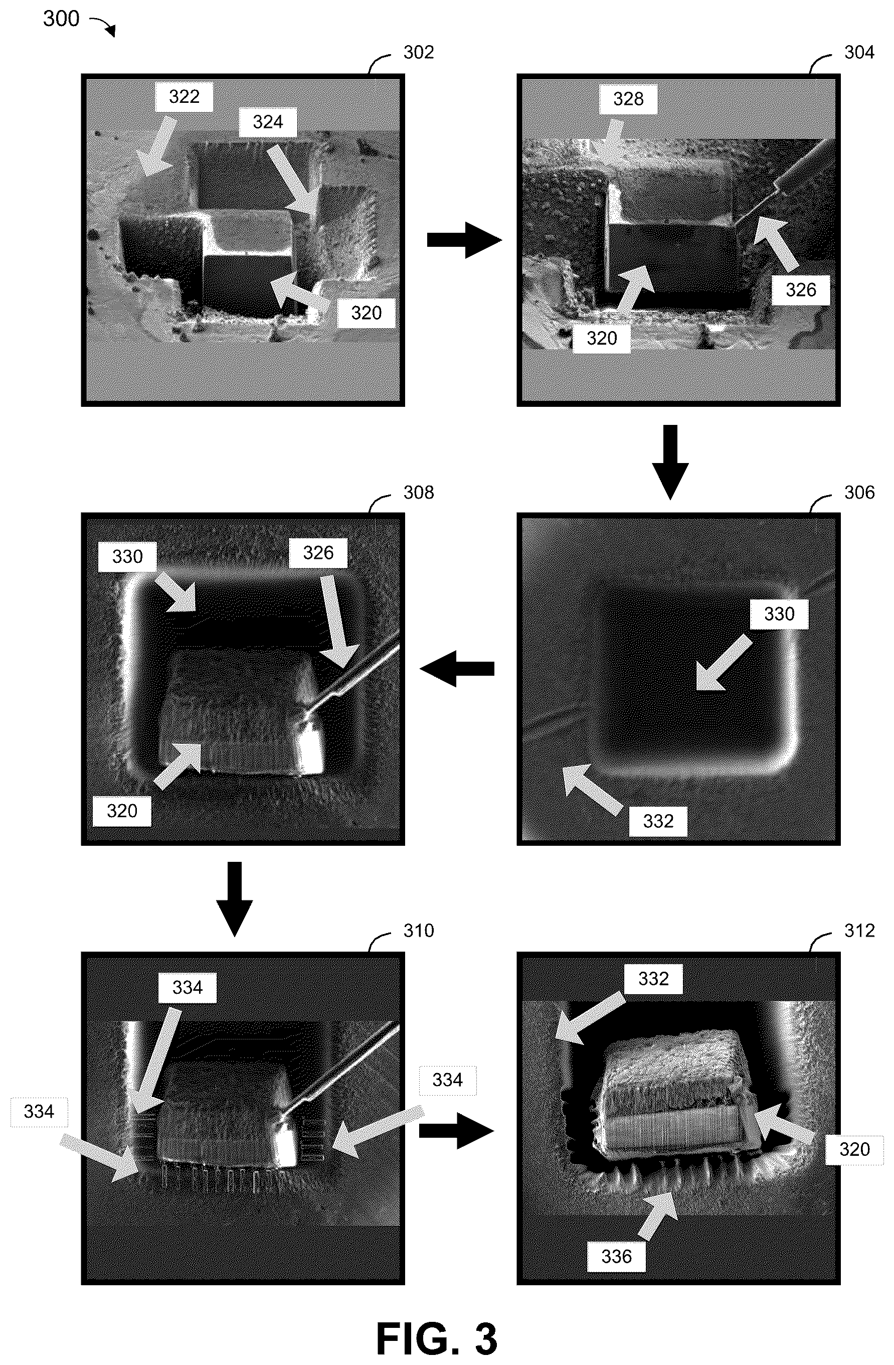Patent US12165832 Figure 3 – Systems and methods for performing sample lift-out for highly reactive materials