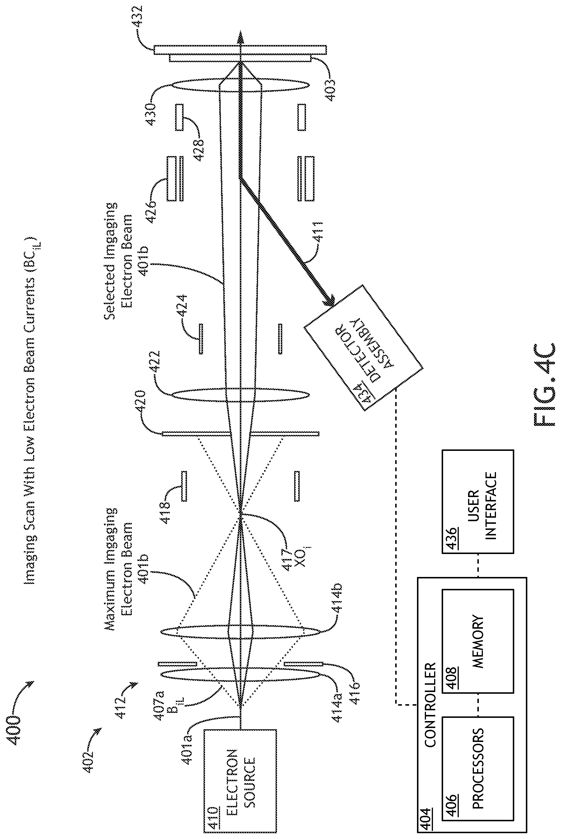 Patent US12165838 Figure 8 – Joint electron-optical columns for flood-charging and image-forming in voltage contrast wafer inspections