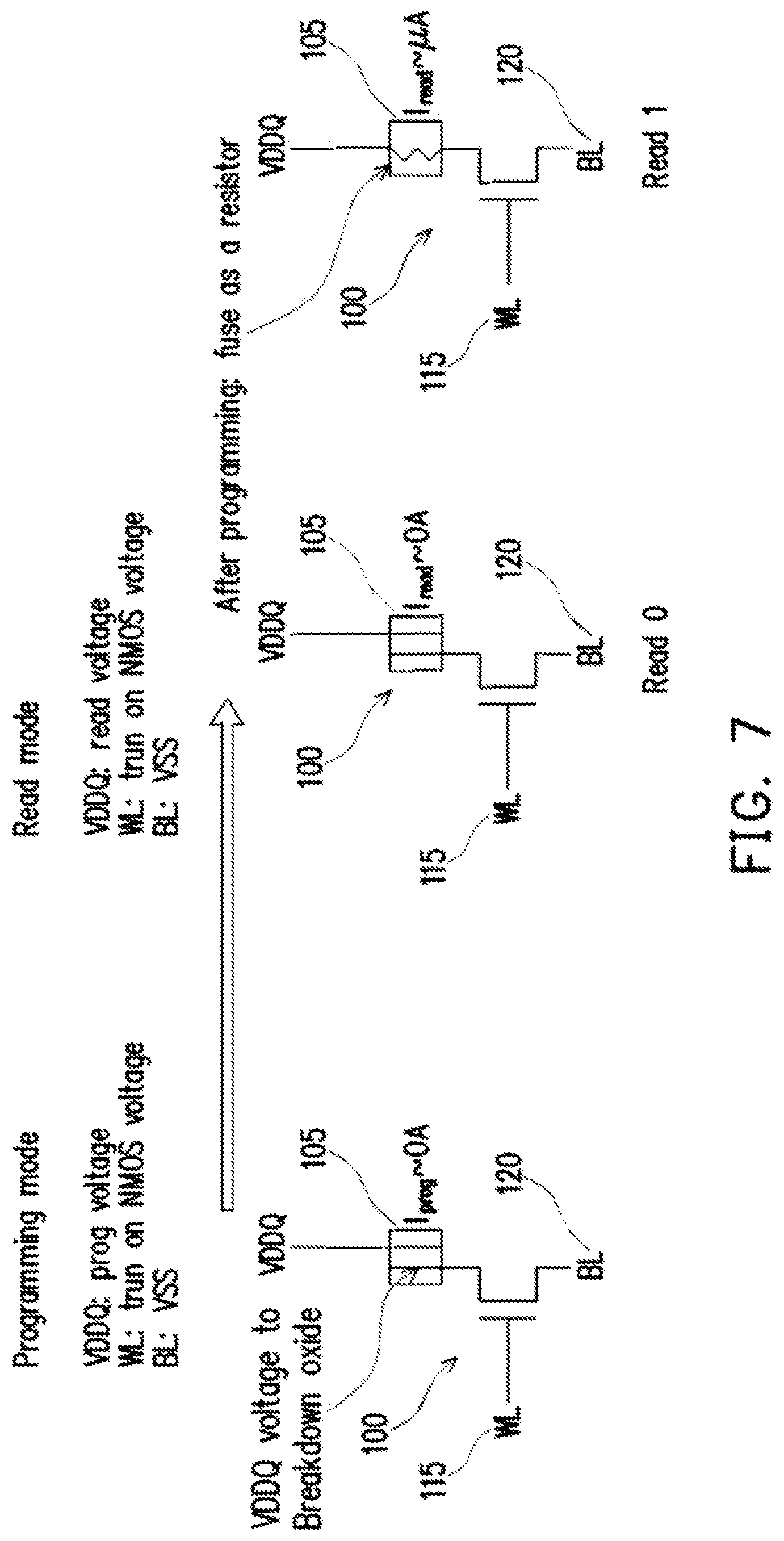 Patent US12165865 Figure 7 – Efuse with fuse walls and method of manufacturing the same