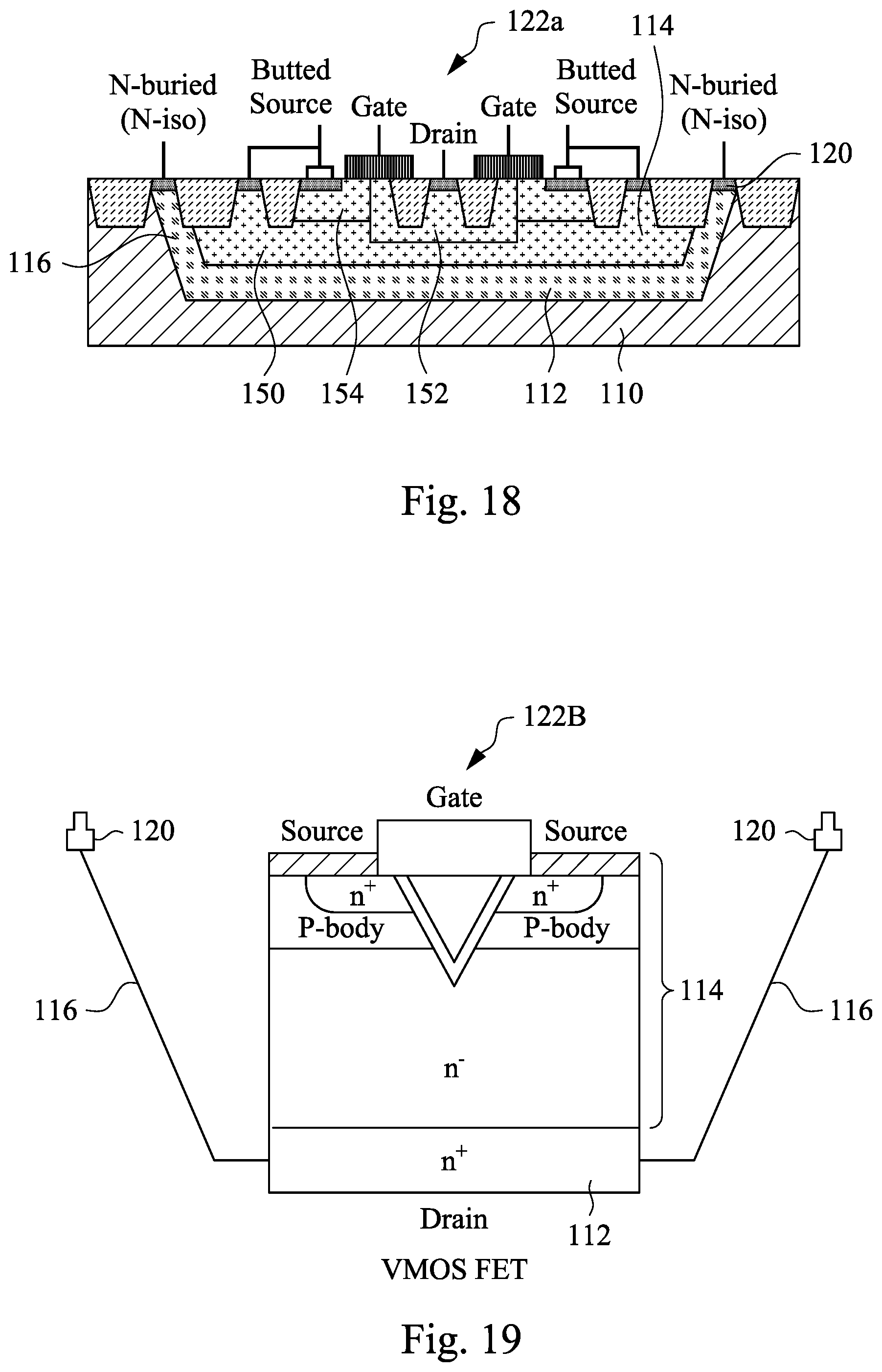 Patent US12165868 Figure 11 – Semiconductor device in a containment structure including a buried layer