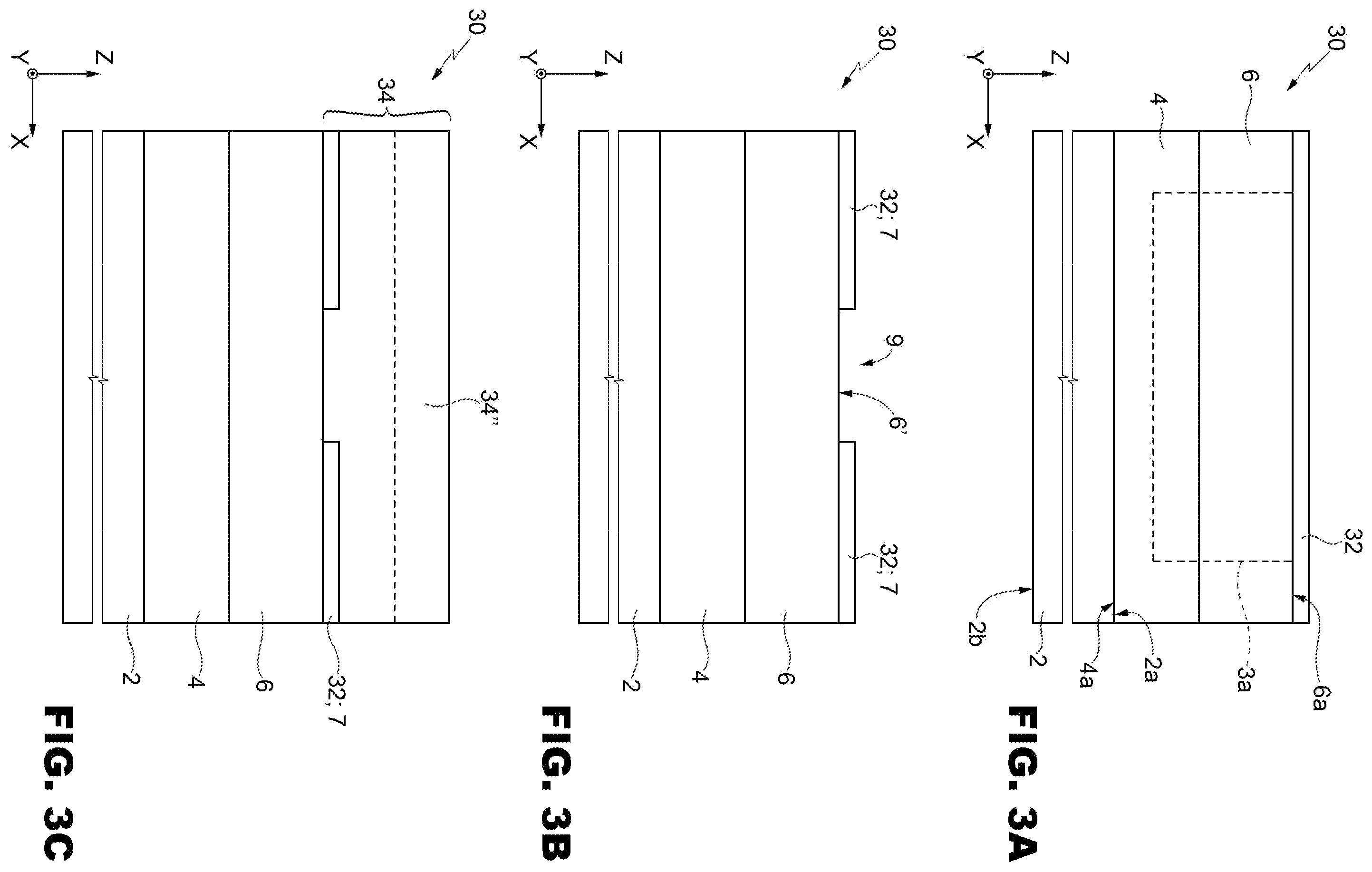 Patent US12165871 Figure 2 – Method for manufacturing a gate terminal of a HEMT device, and HEMT device