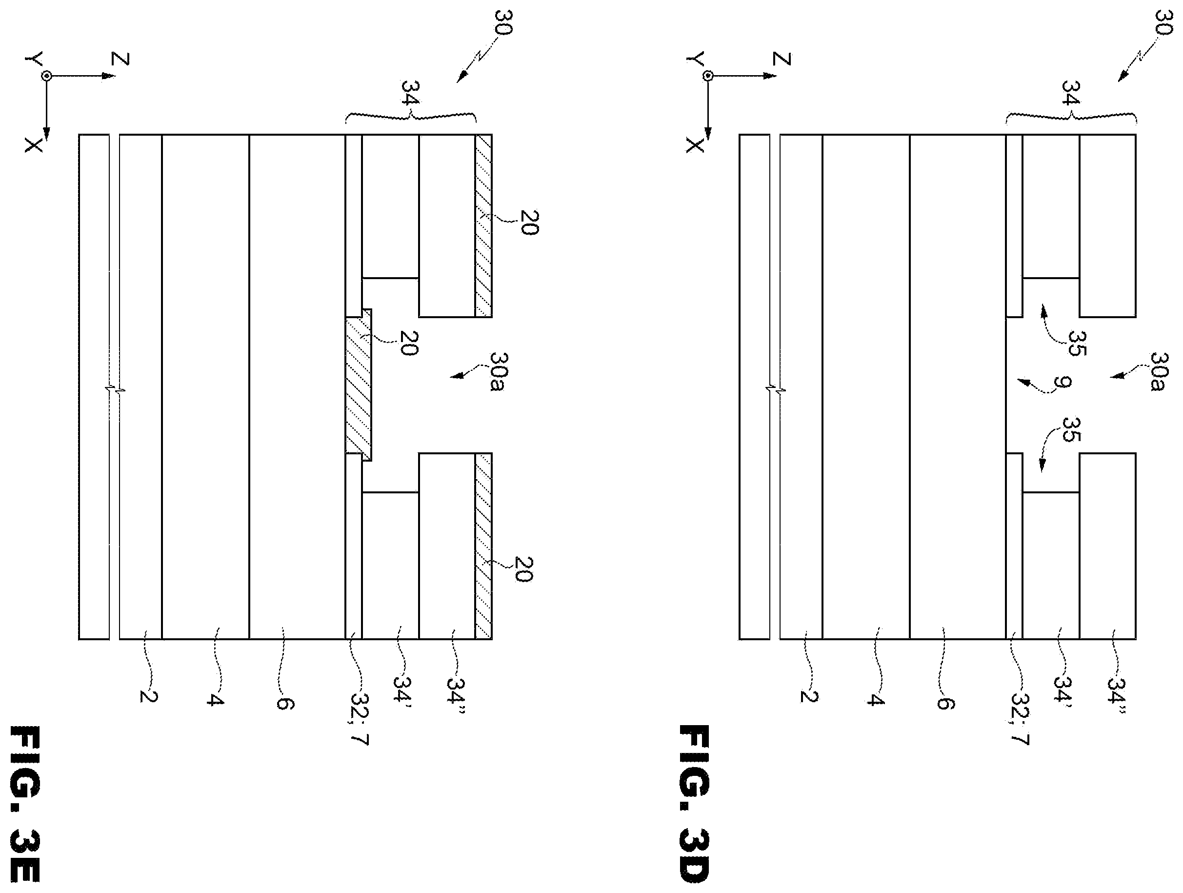 Patent US12165871 Figure 3 – Method for manufacturing a gate terminal of a HEMT device, and HEMT device