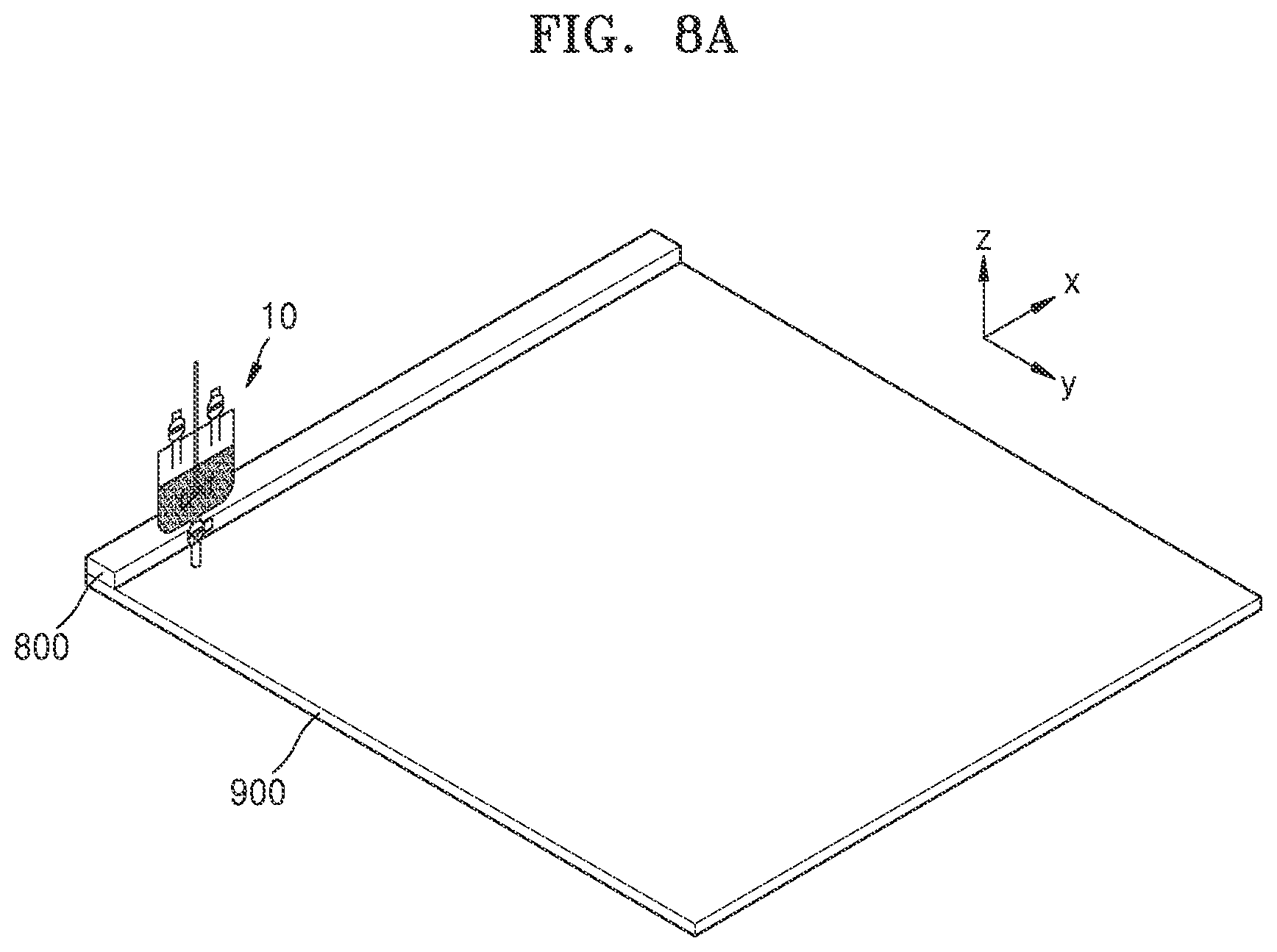 Patent US12165890 Figure 8 – Dispenser for micro LED suspension and method of transferring micro LED