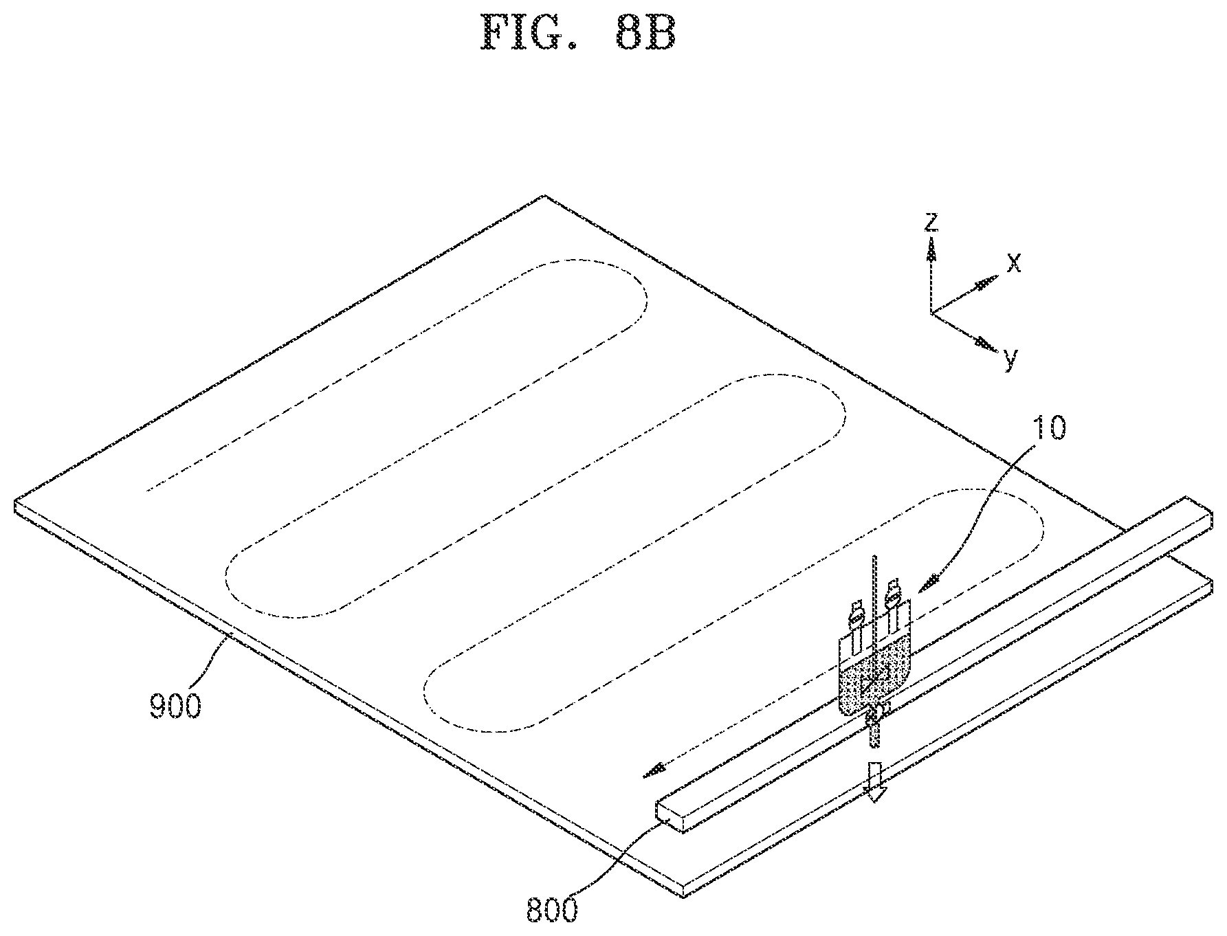 Patent US12165890 Figure 9 – Dispenser for micro LED suspension and method of transferring micro LED