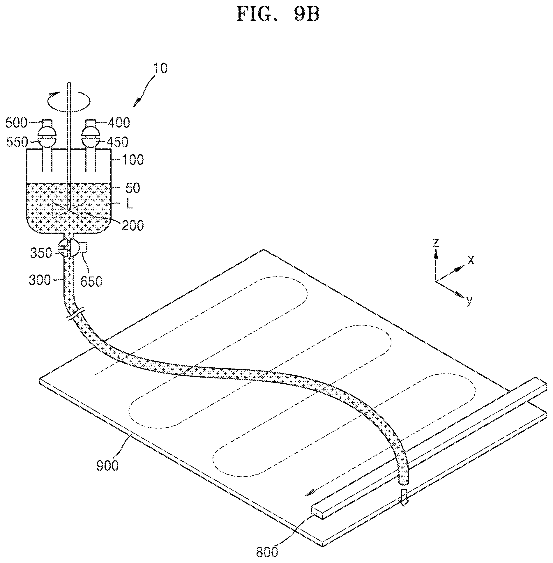 Patent US12165890 Figure 14 – Dispenser for micro LED suspension and method of transferring micro LED