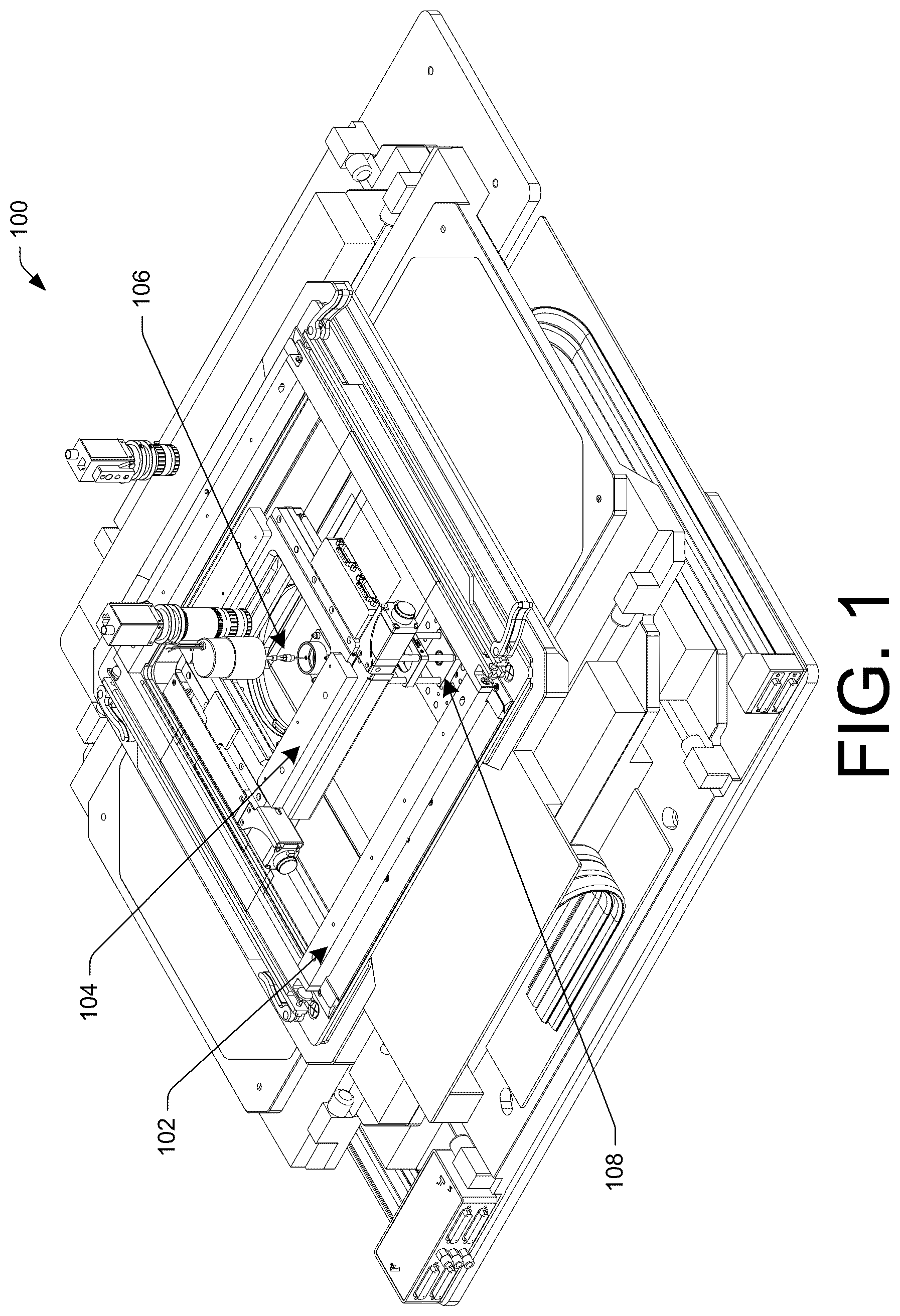 Patent US12165895 Figure 1 – Apparatuses for executing a direct transfer of a semiconductor device die disposed on a first substrate to a second substrate