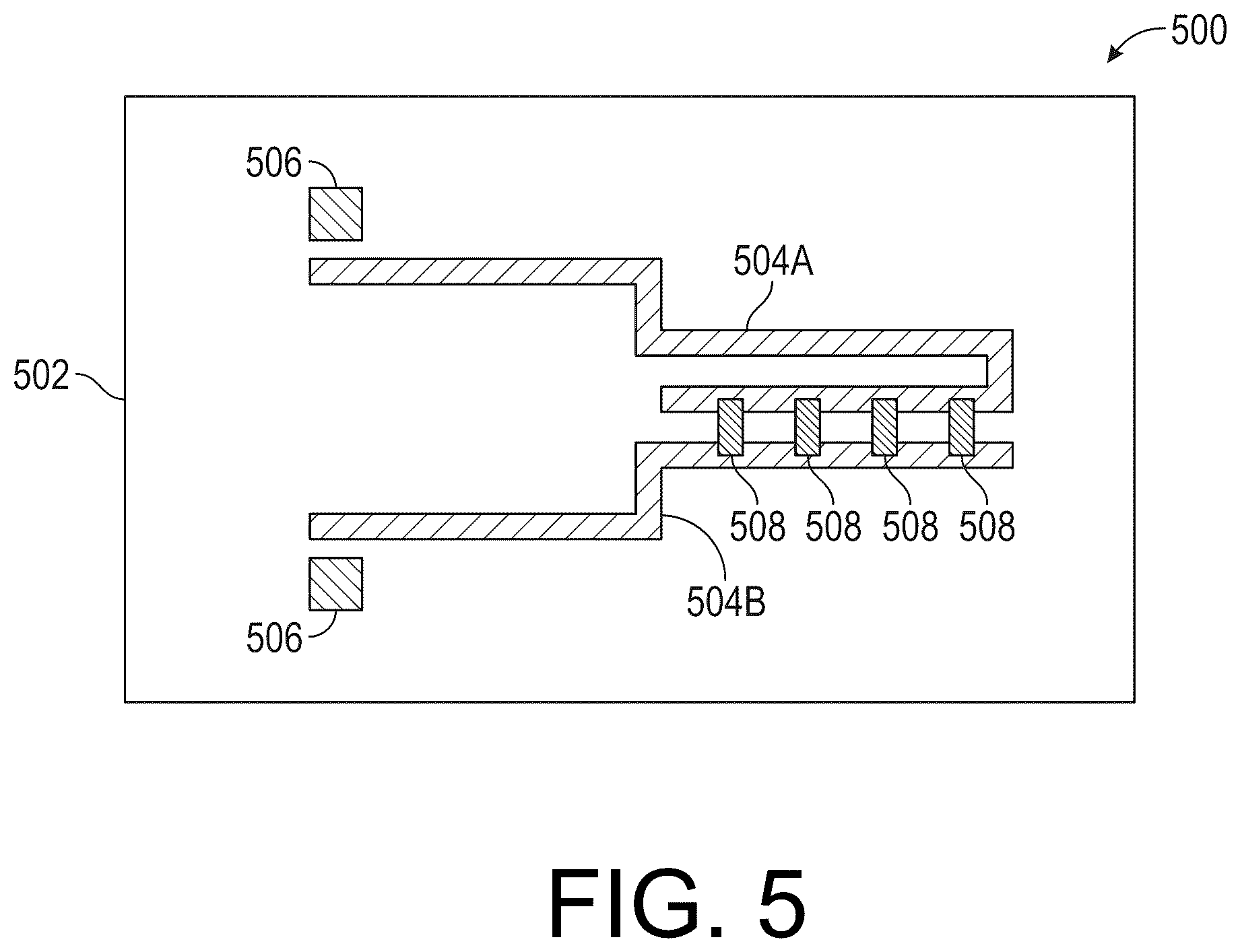 Patent US12165895 Figure 5 – Apparatuses for executing a direct transfer of a semiconductor device die disposed on a first substrate to a second substrate