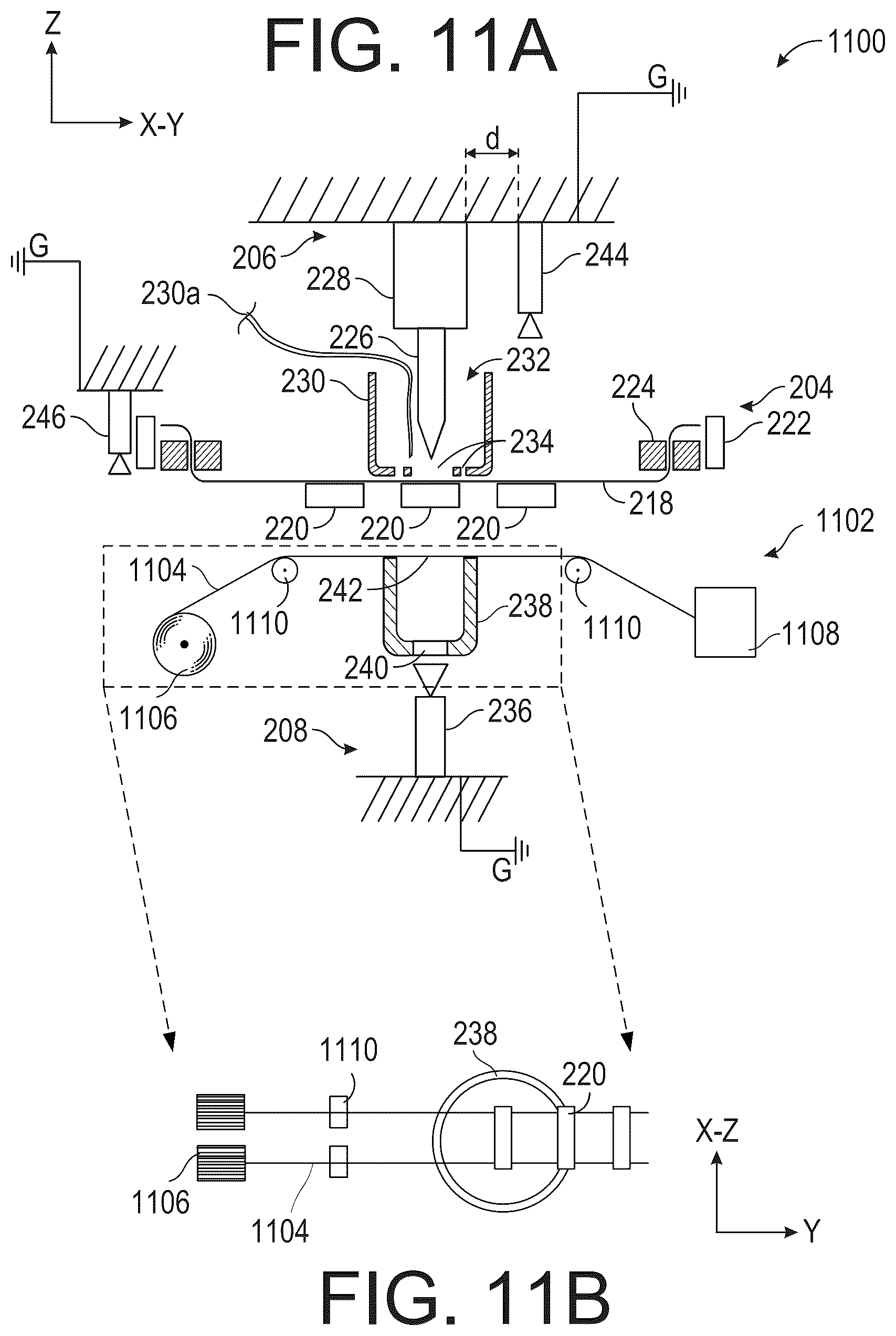 Patent US12165895 Figure 11 – Apparatuses for executing a direct transfer of a semiconductor device die disposed on a first substrate to a second substrate